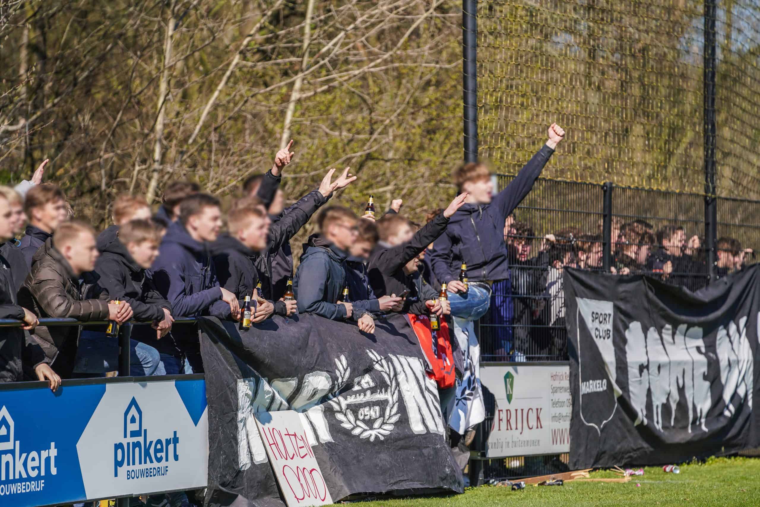 Spelers stellen teleur bij fijne dorpsderby tussen Holten en Markelo