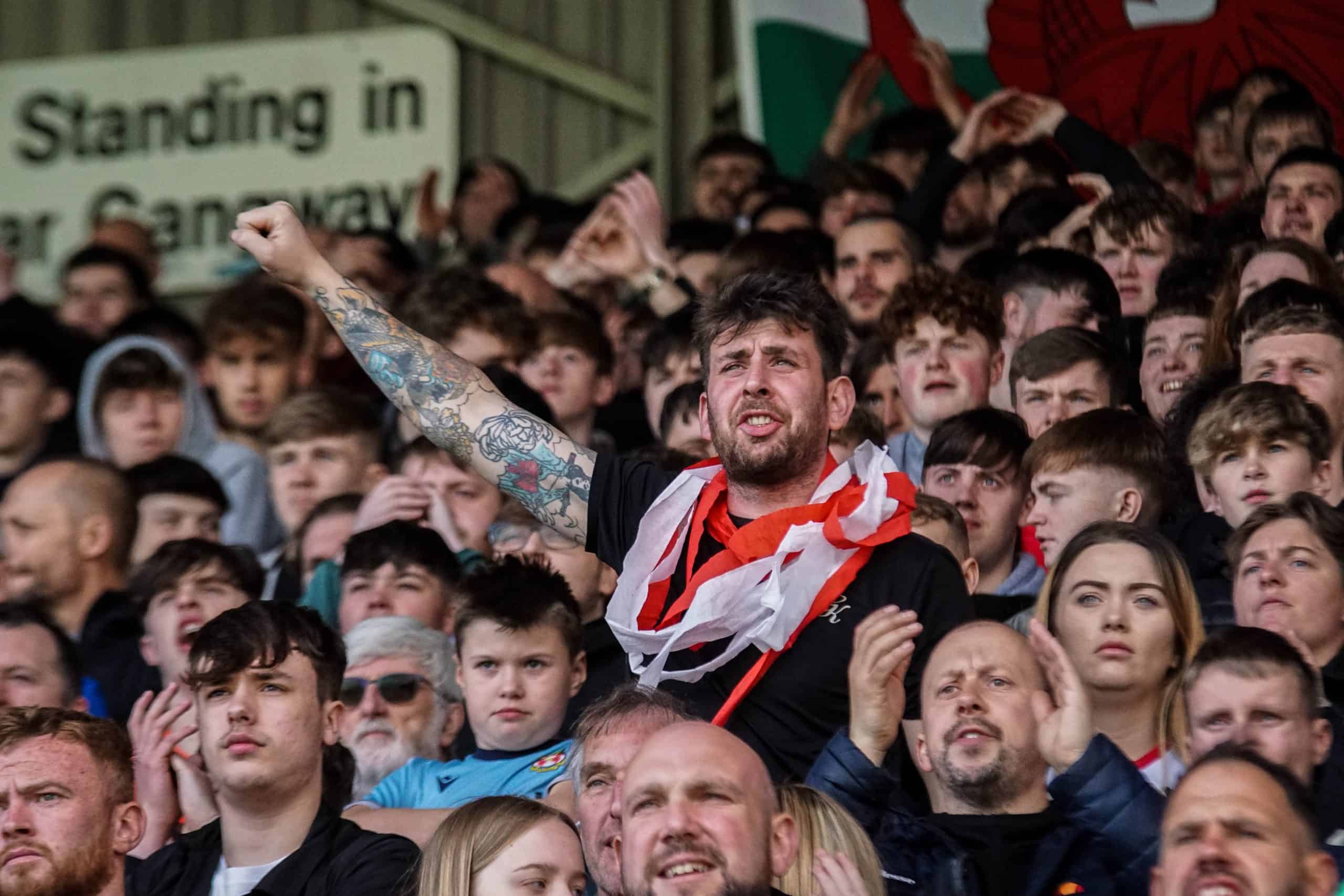 Gigantische ontlading bij Wrexham na cruciale winst tegen Notts County
