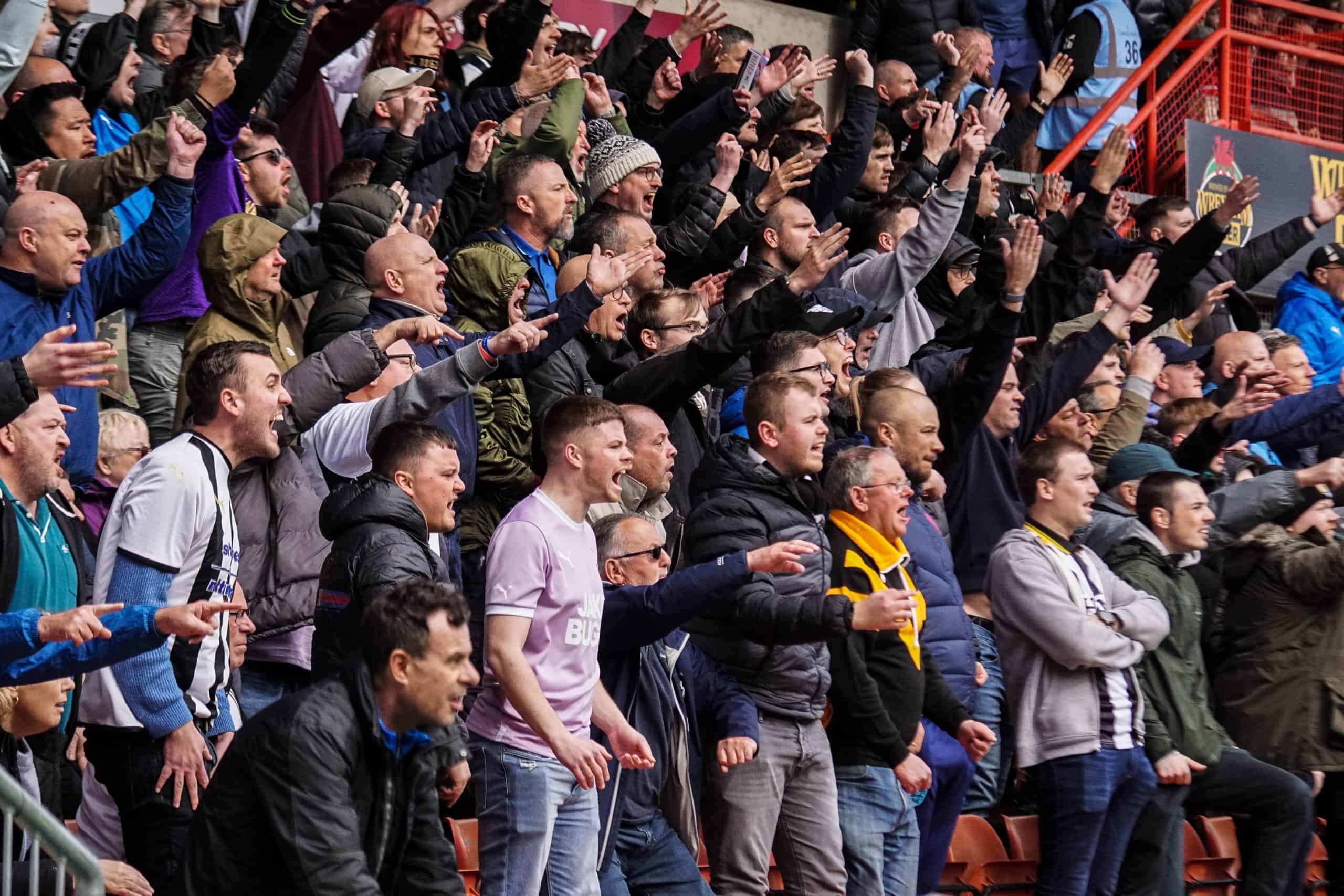 Gigantische ontlading bij Wrexham na cruciale winst tegen Notts County
