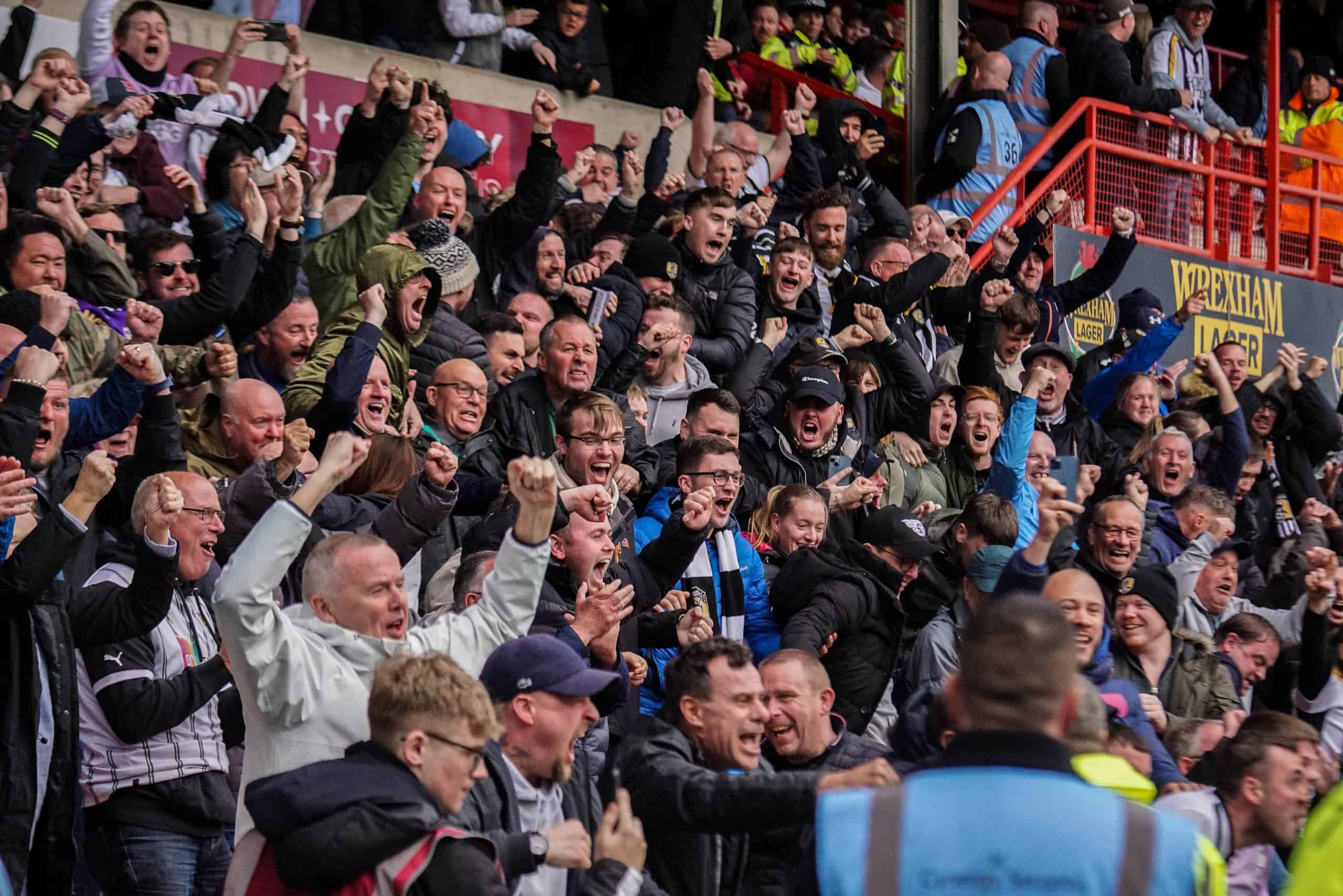 Gigantische ontlading bij Wrexham na cruciale winst tegen Notts County