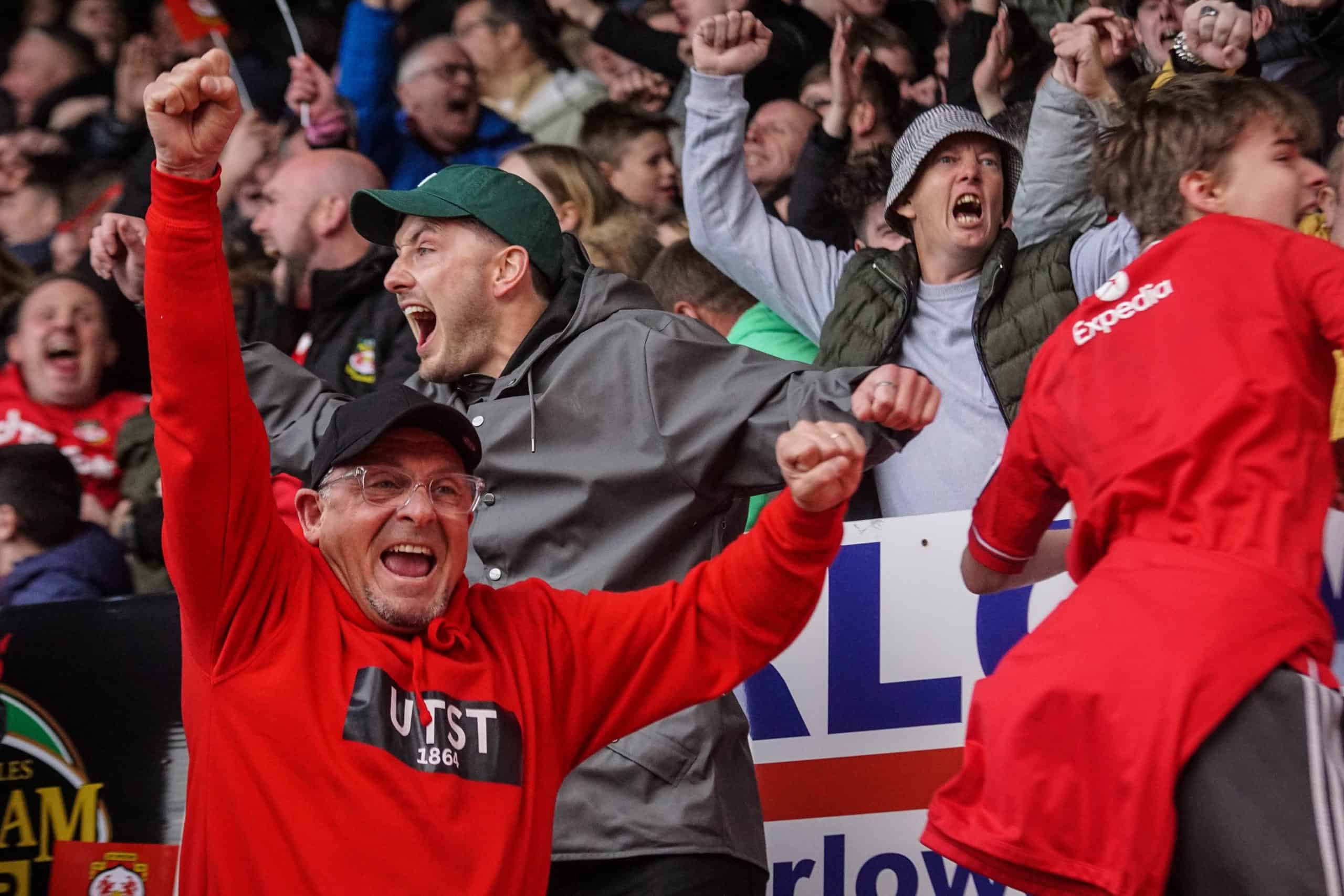 Gigantische ontlading bij Wrexham na cruciale winst tegen Notts County