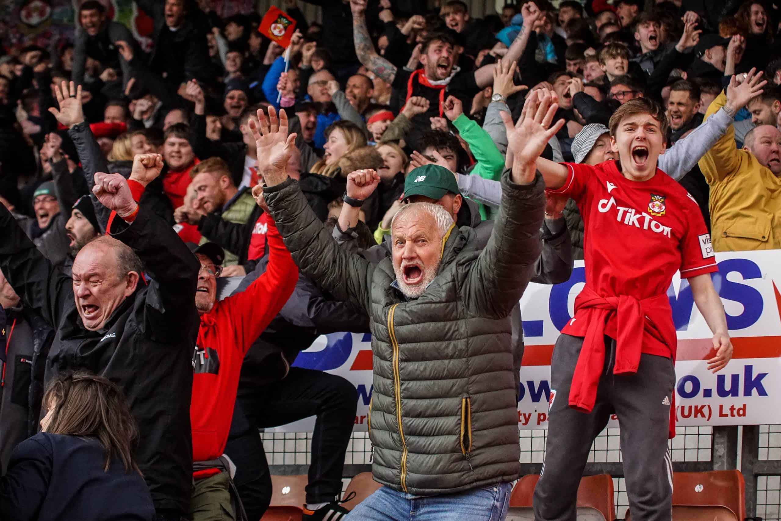 Gigantische ontlading bij Wrexham na cruciale winst tegen Notts County