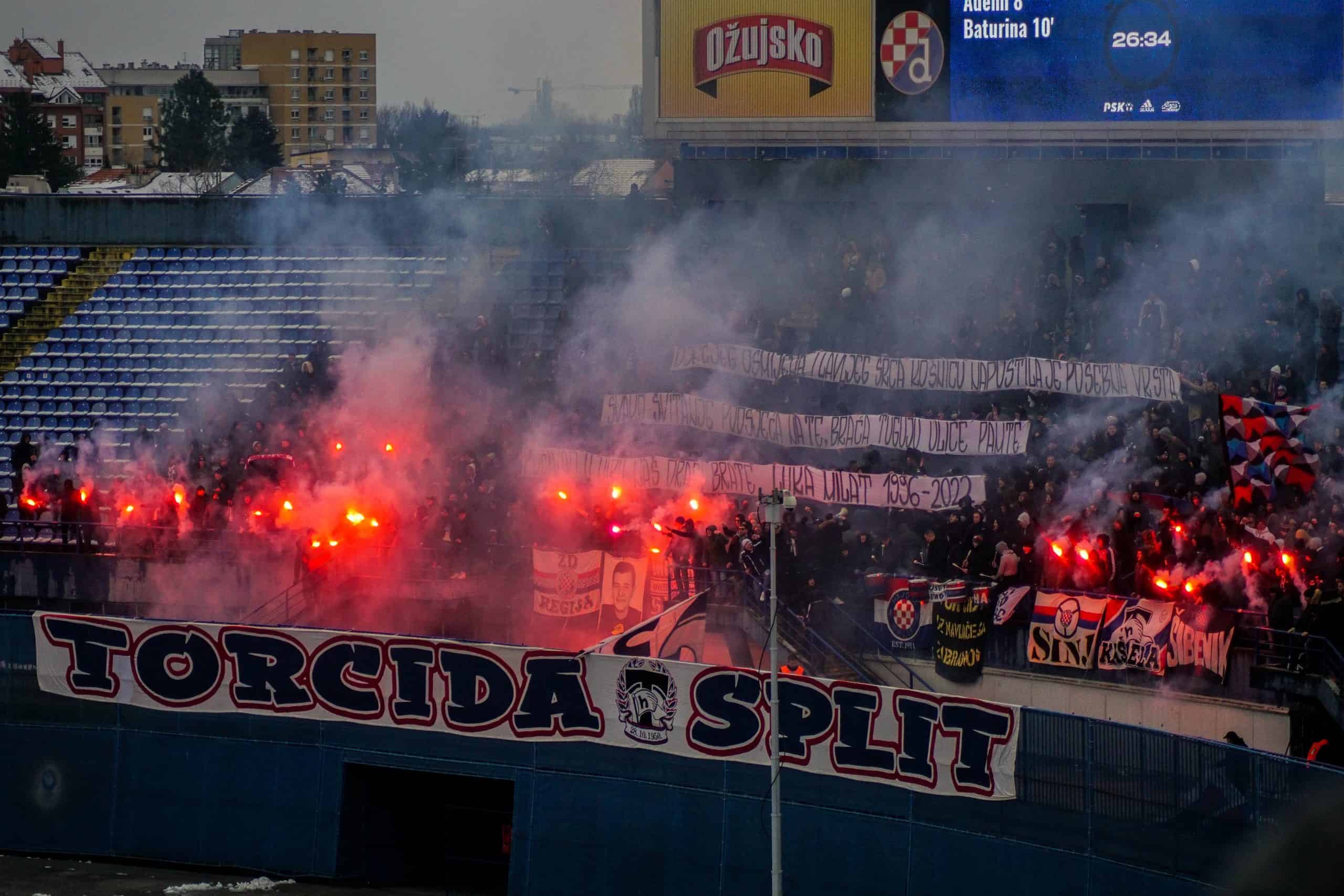 IJskoude editie Dinamo Zagreb – Hajduk Split ontbrandt pas laat