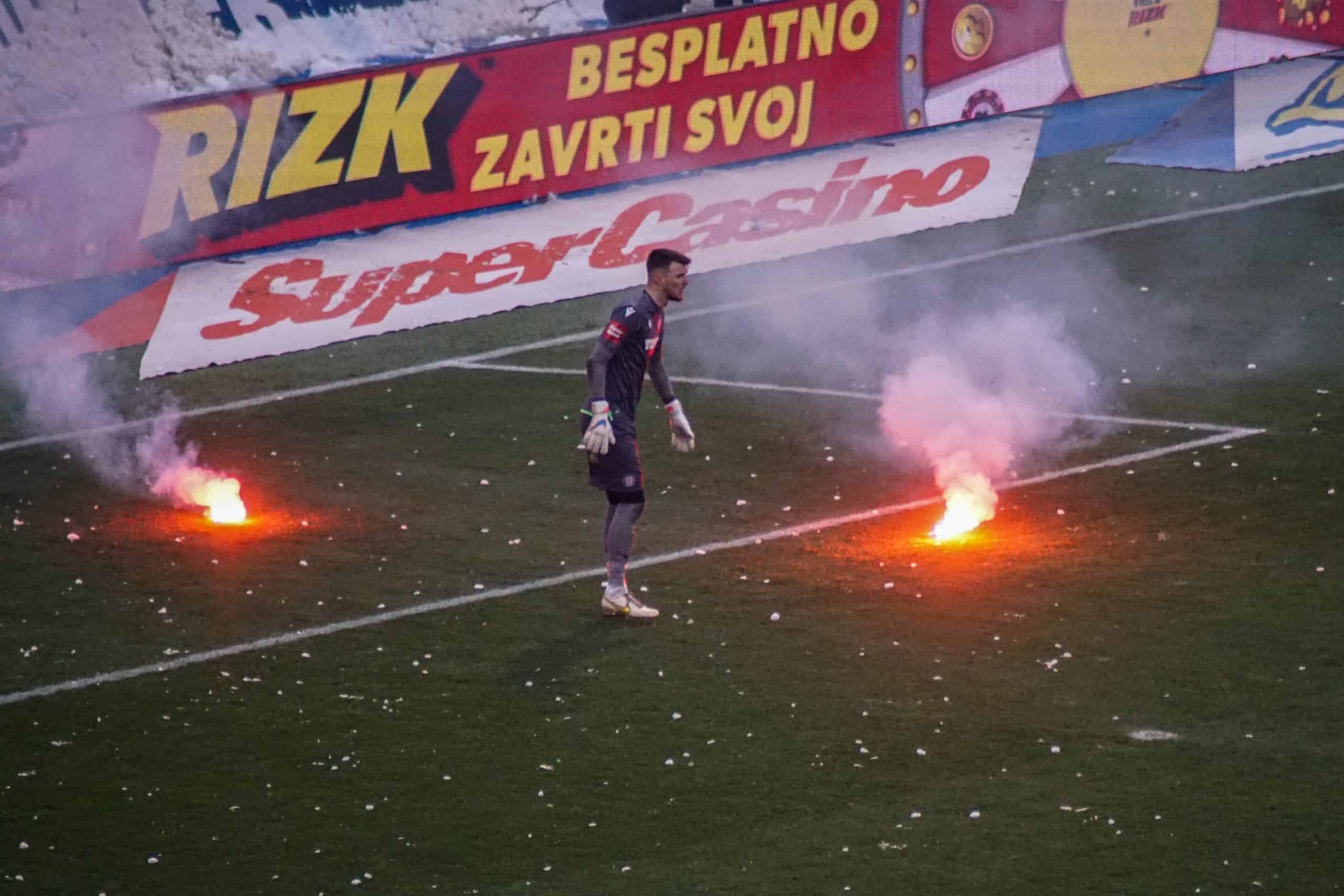 IJskoude editie Dinamo Zagreb – Hajduk Split ontbrandt pas laat