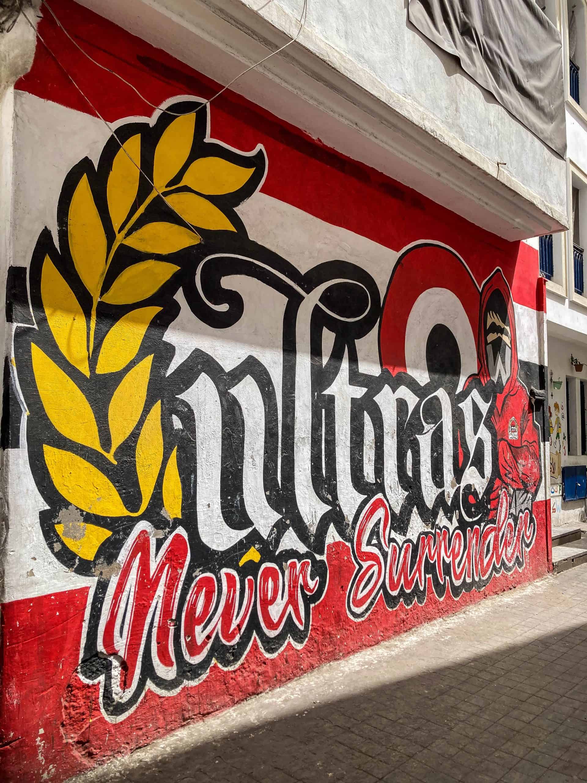 Met de Ultras Winners van Wydad op een graffiti-tocht door Casablanca