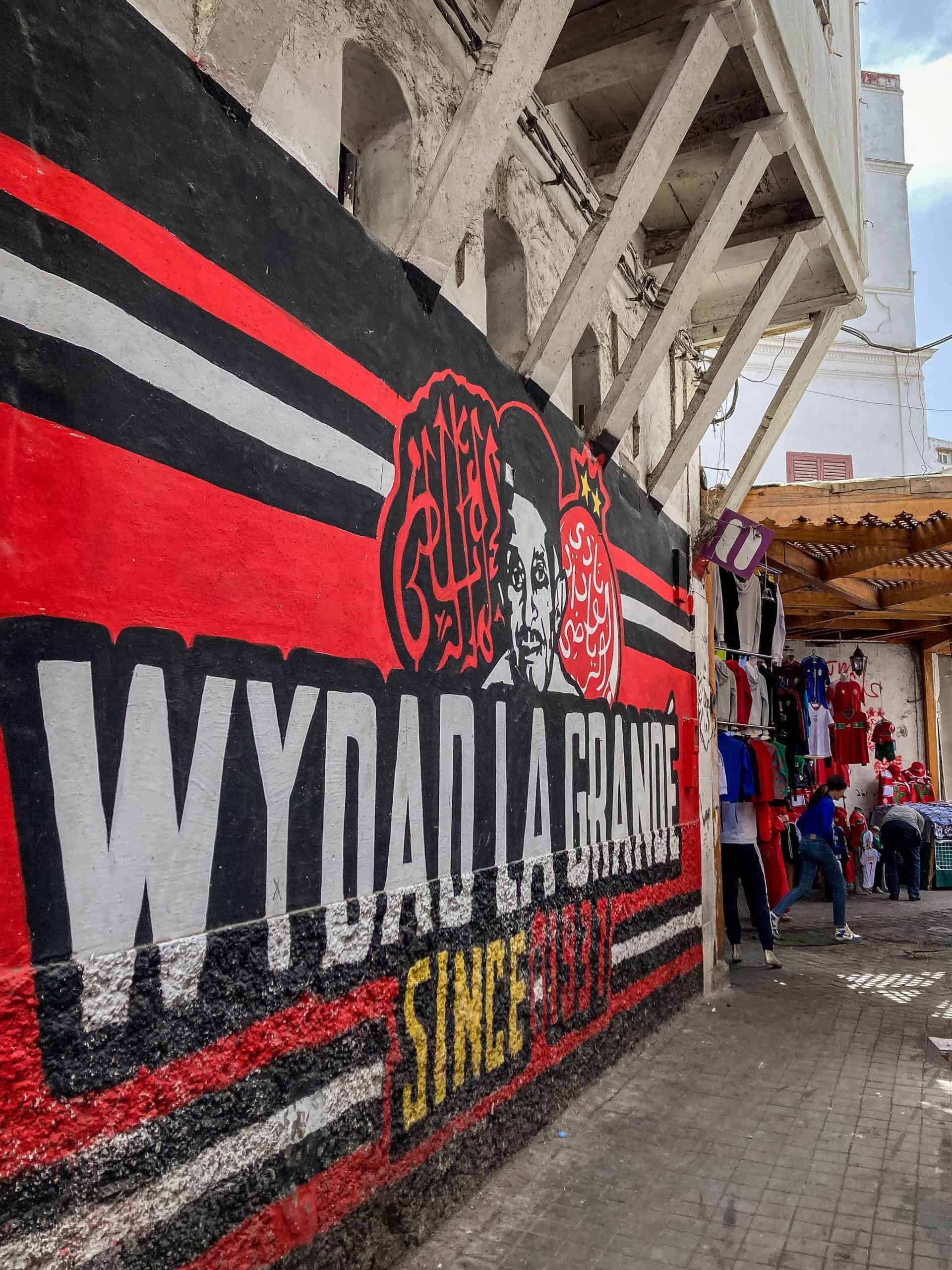 Met de Ultras Winners van Wydad op een graffiti-tocht door Casablanca
