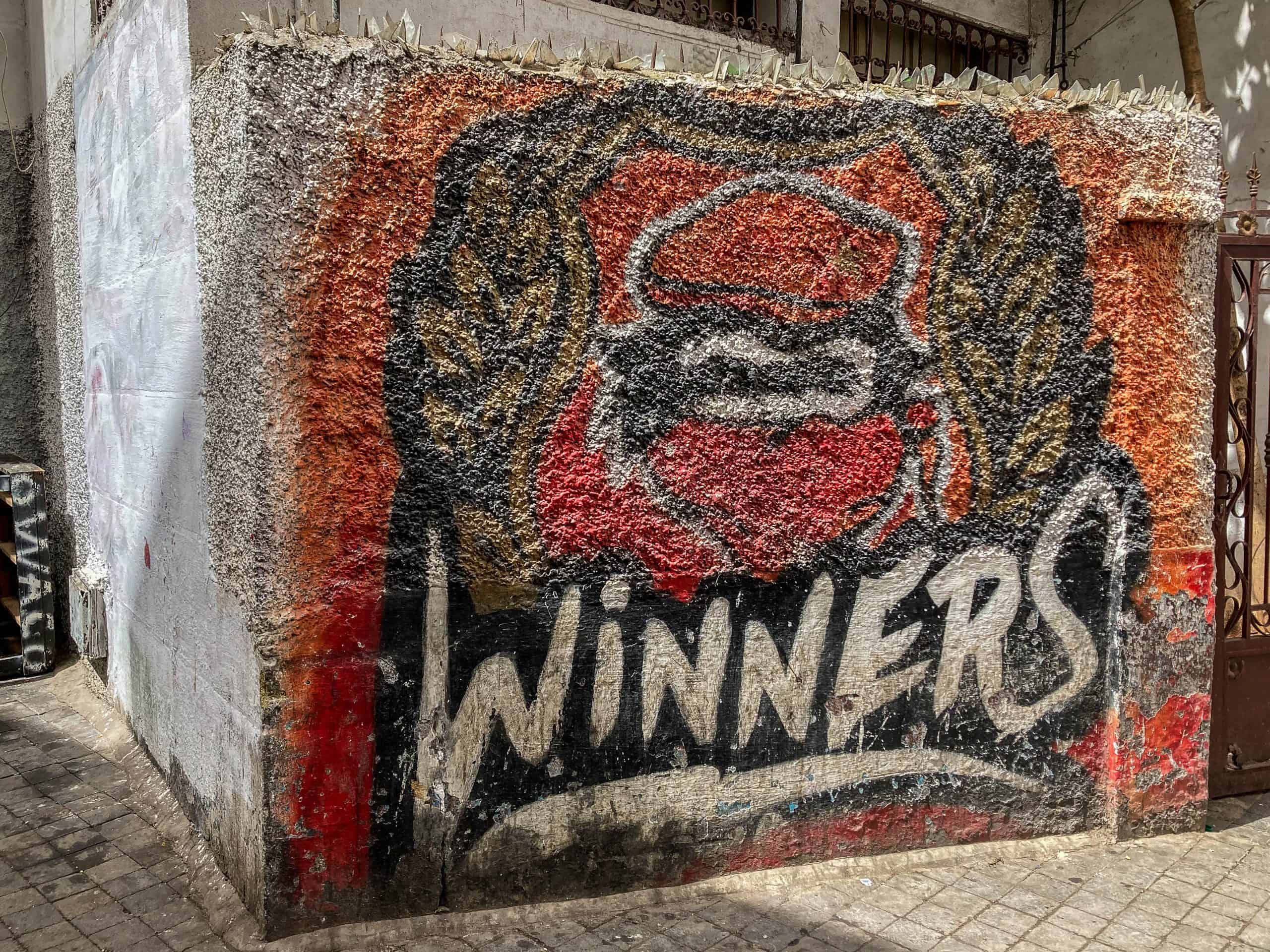 Met de Ultras Winners van Wydad op een graffiti-tocht door Casablanca