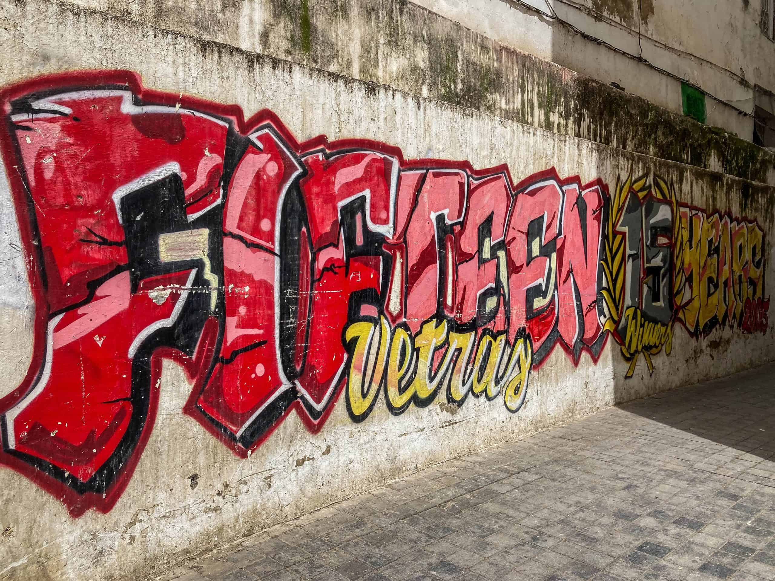 Met de Ultras Winners van Wydad op een graffiti-tocht door Casablanca