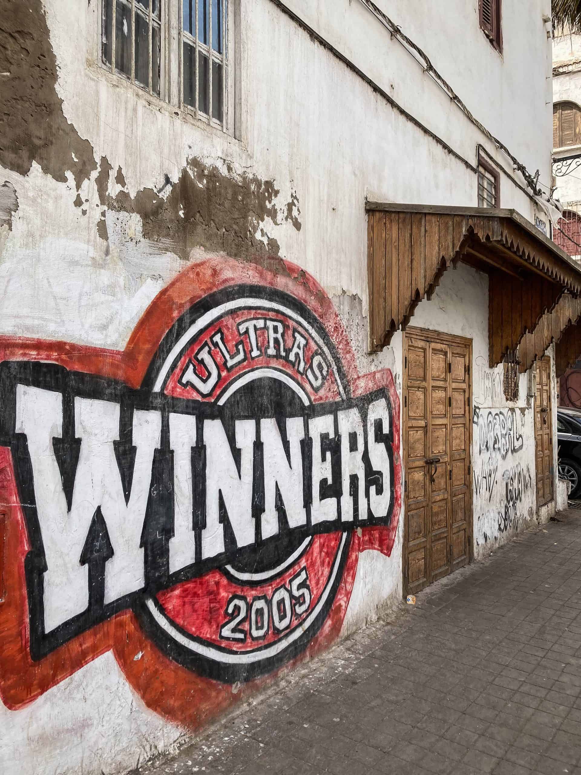 Met de Ultras Winners van Wydad op een graffiti-tocht door Casablanca