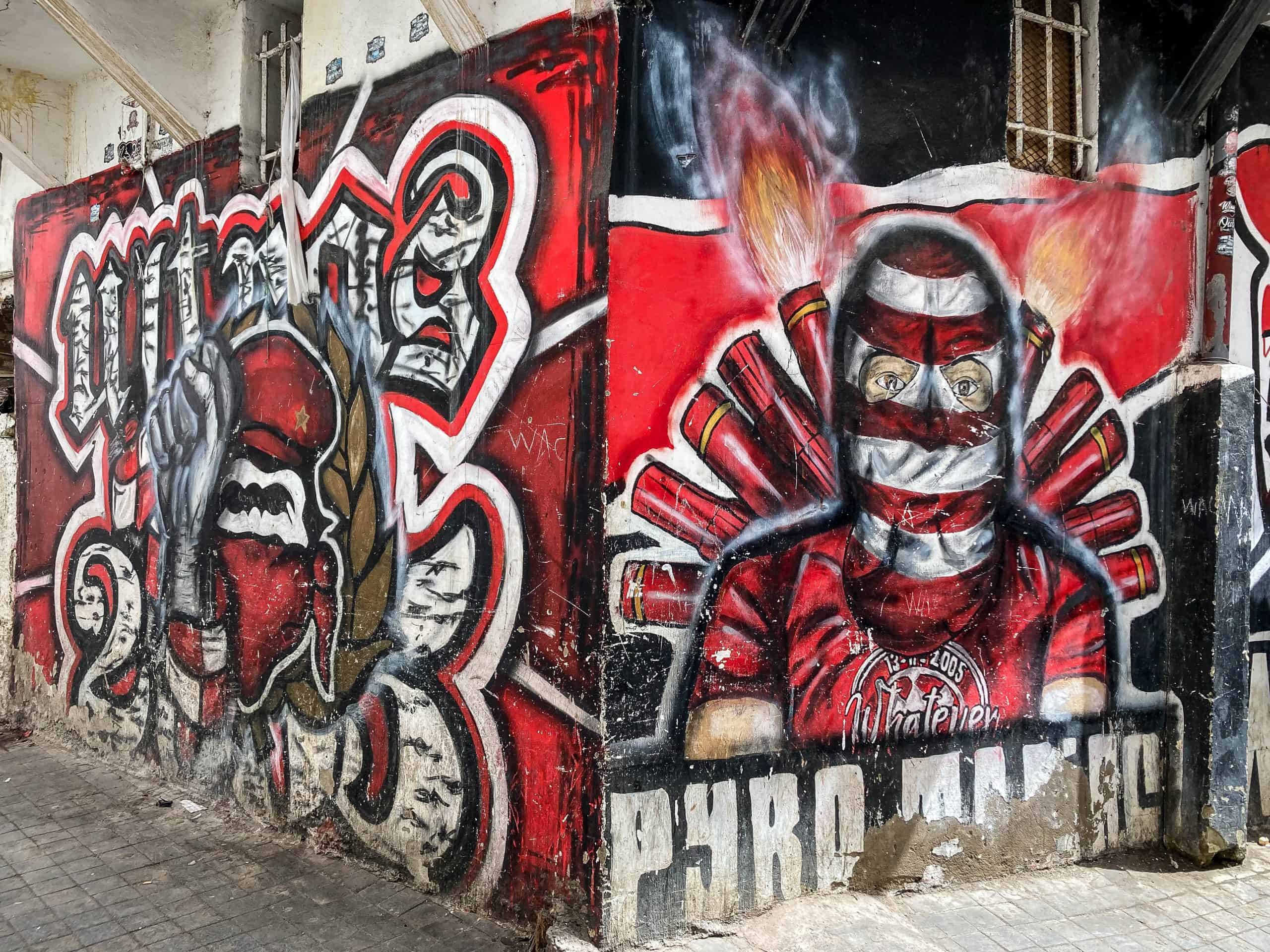 Met de Ultras Winners van Wydad op een graffiti-tocht door Casablanca