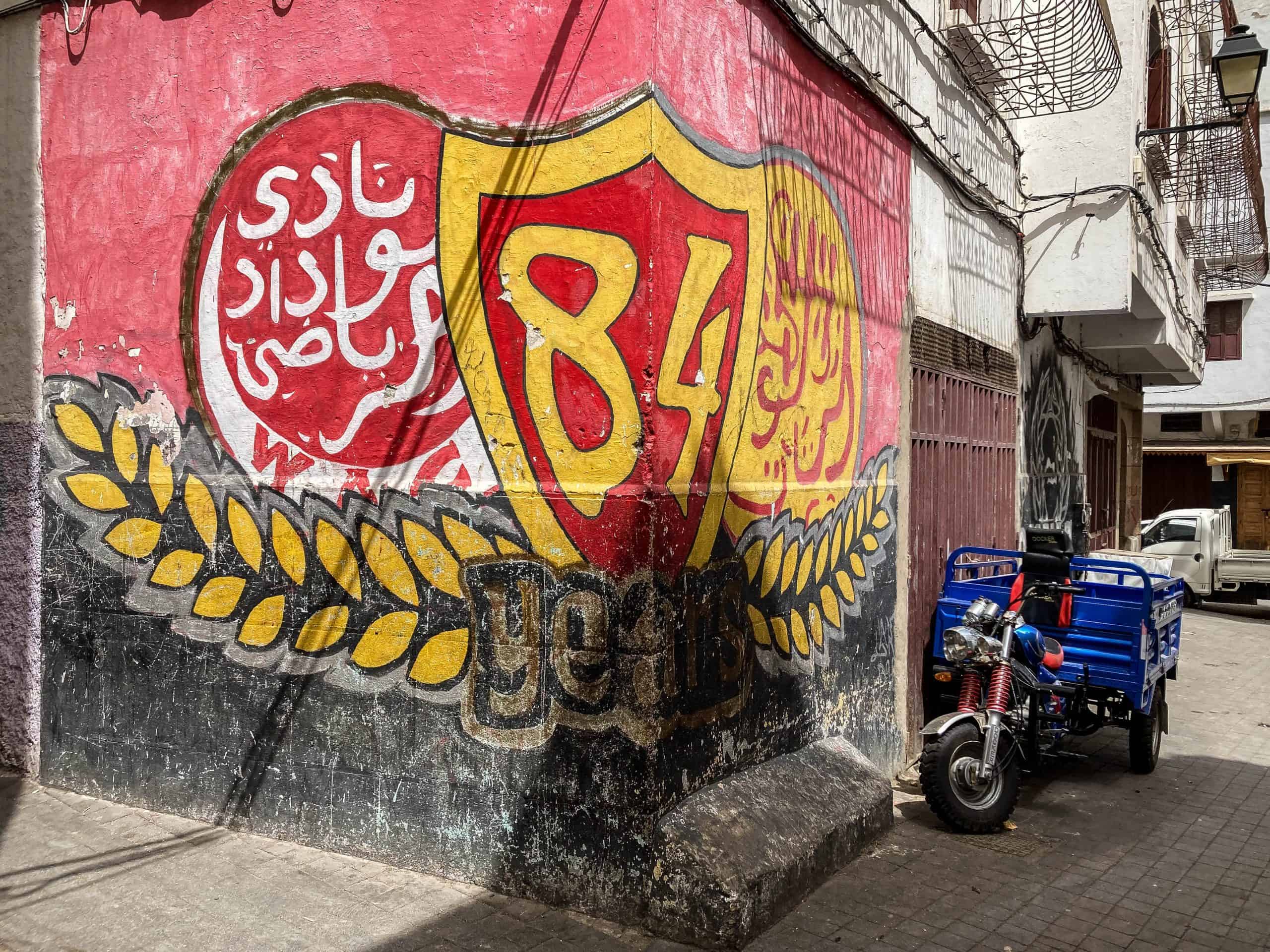 Met de Ultras Winners van Wydad op een graffiti-tocht door Casablanca