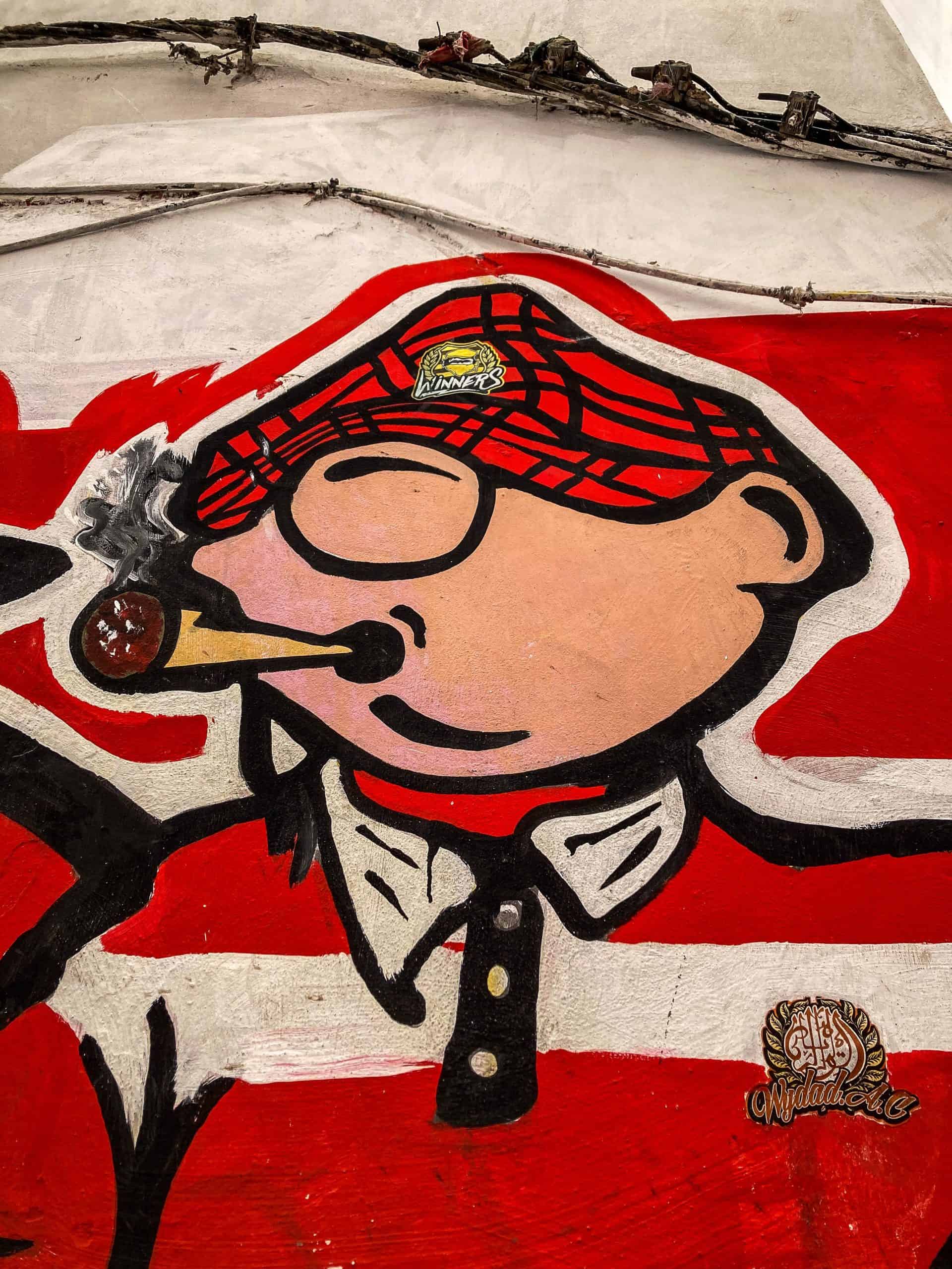 Met de Ultras Winners van Wydad op een graffiti-tocht door Casablanca