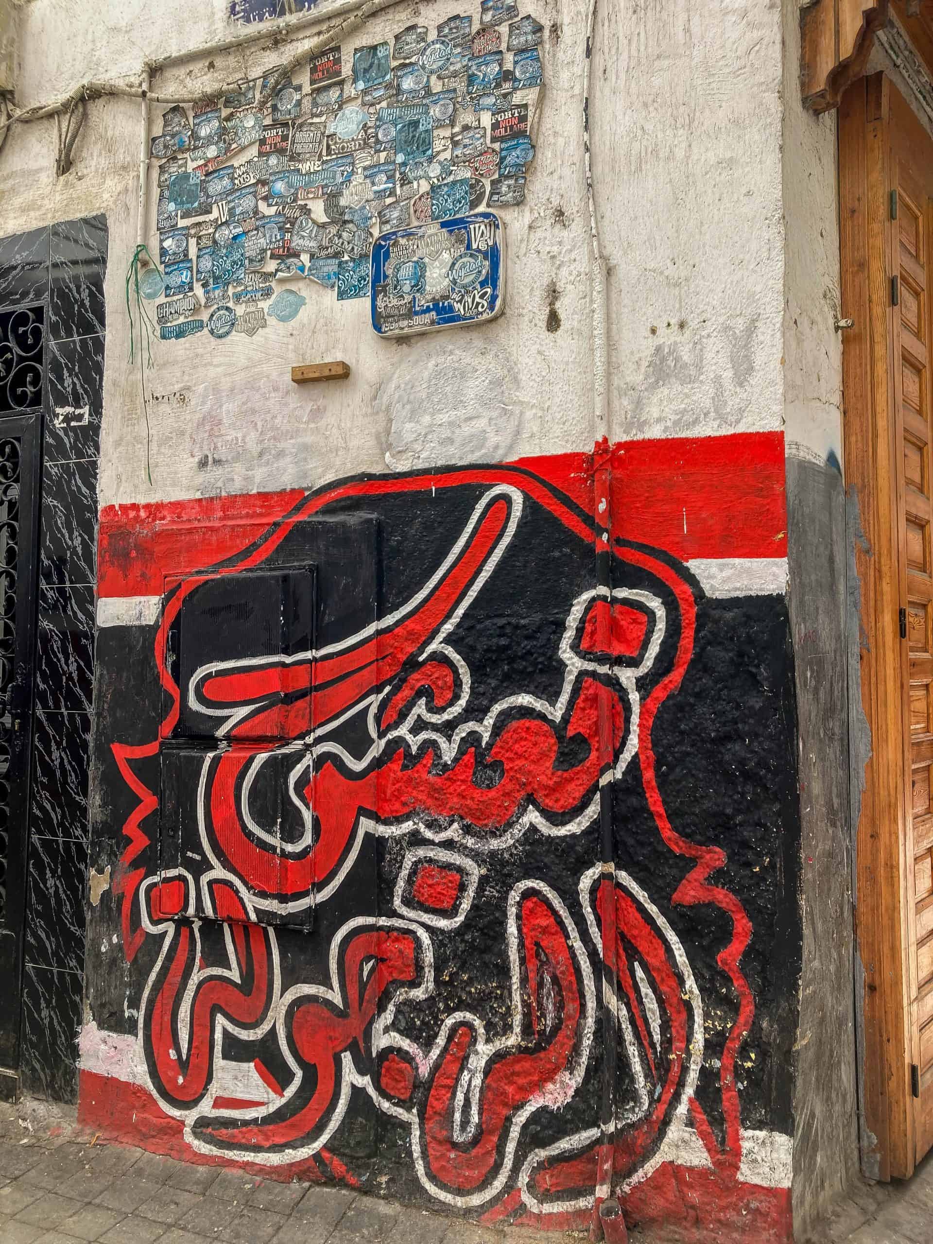 Met de Ultras Winners van Wydad op een graffiti-tocht door Casablanca