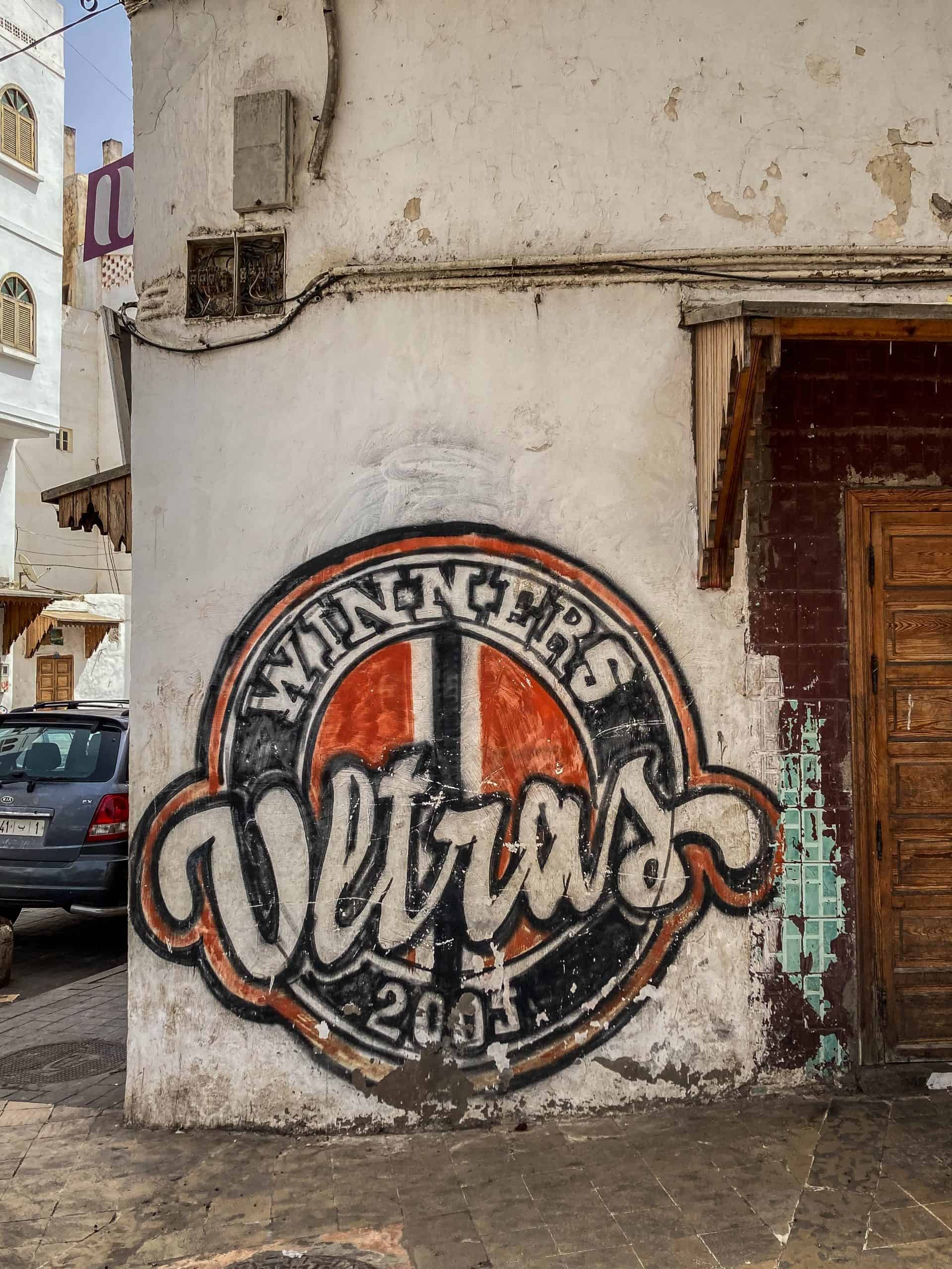 Met de Ultras Winners van Wydad op een graffiti-tocht door Casablanca