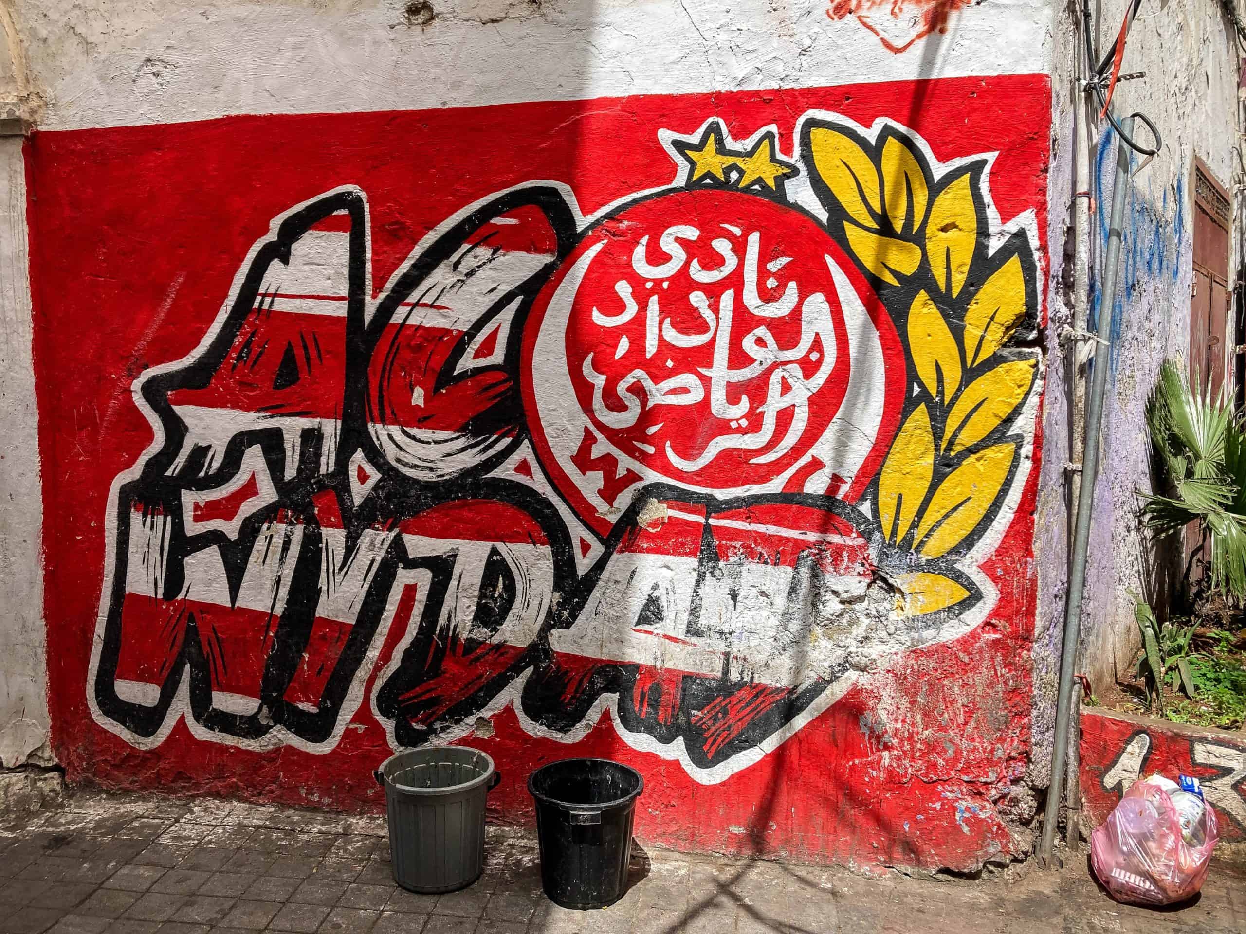 Met de Ultras Winners van Wydad op een graffiti-tocht door Casablanca