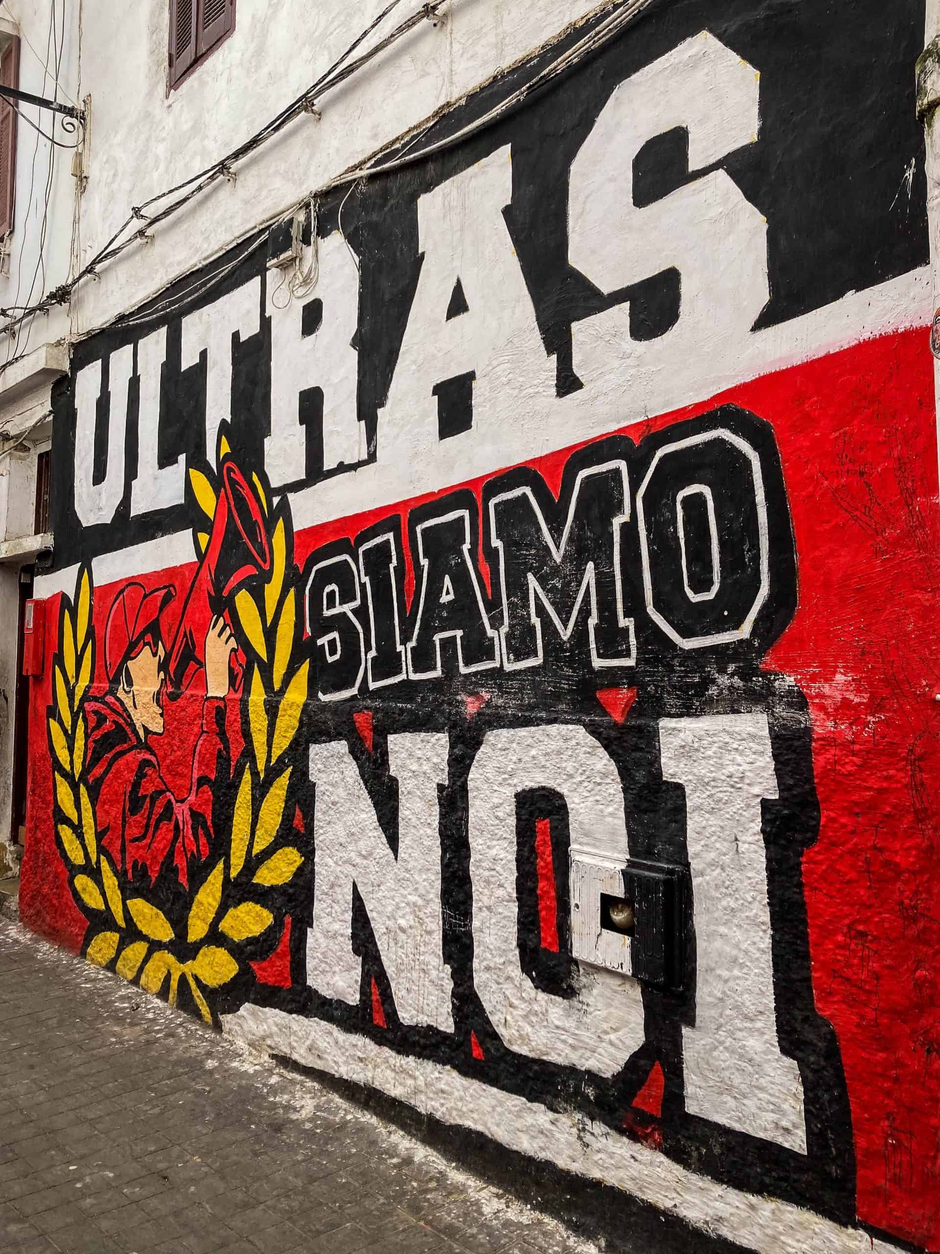 Met de Ultras Winners van Wydad op een graffiti-tocht door Casablanca