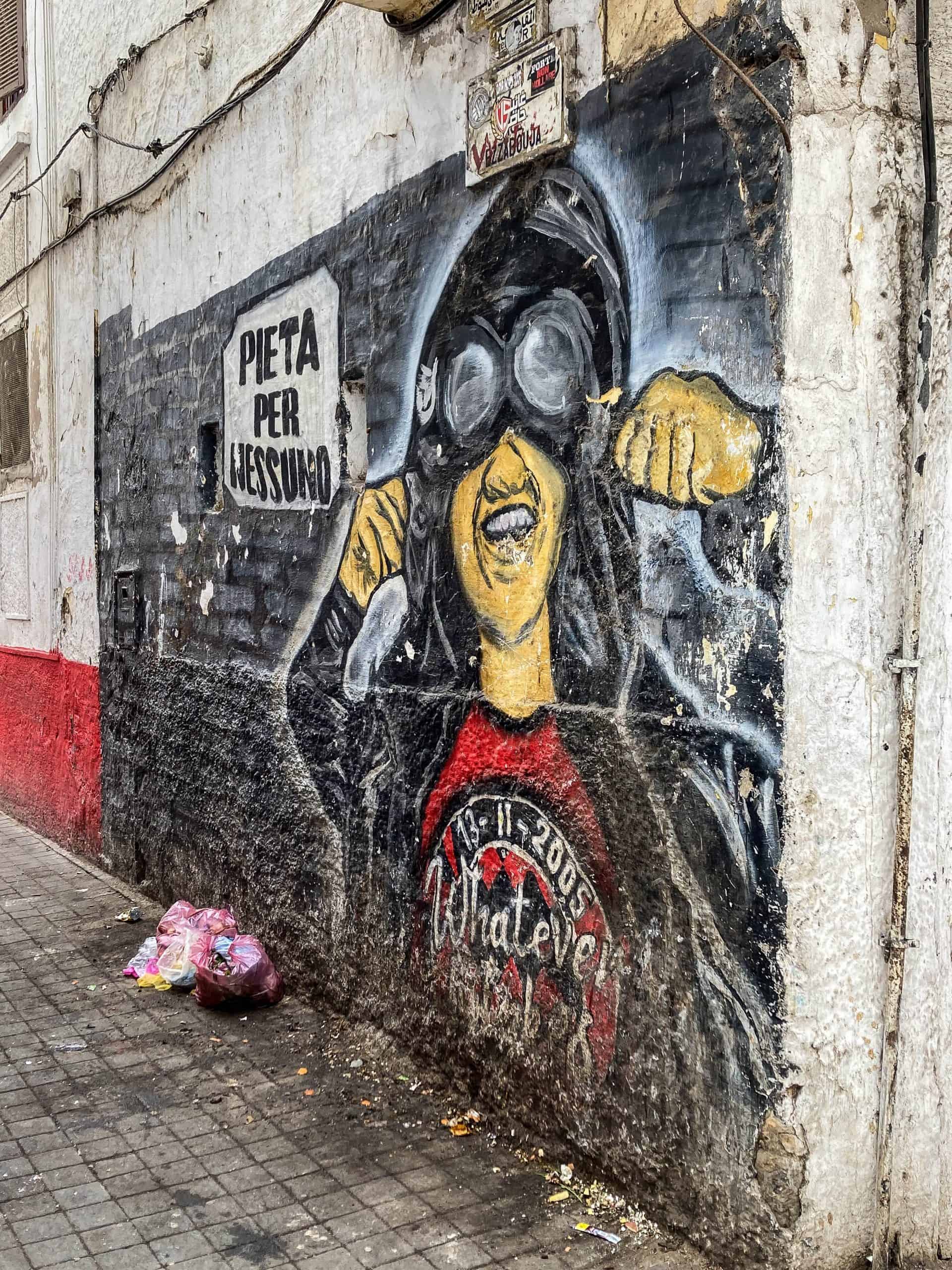Met de Ultras Winners van Wydad op een graffiti-tocht door Casablanca