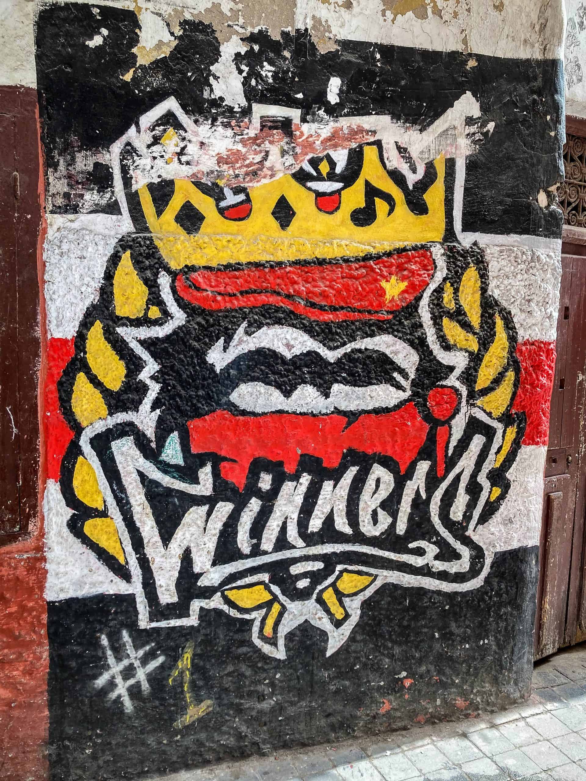 Met de Ultras Winners van Wydad op een graffiti-tocht door Casablanca