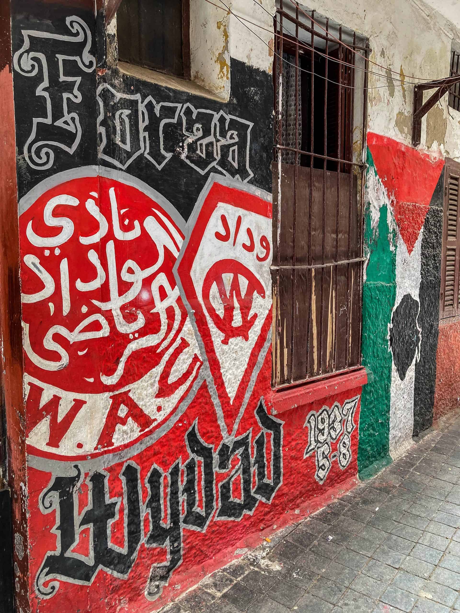 Met de Ultras Winners van Wydad op een graffiti-tocht door Casablanca