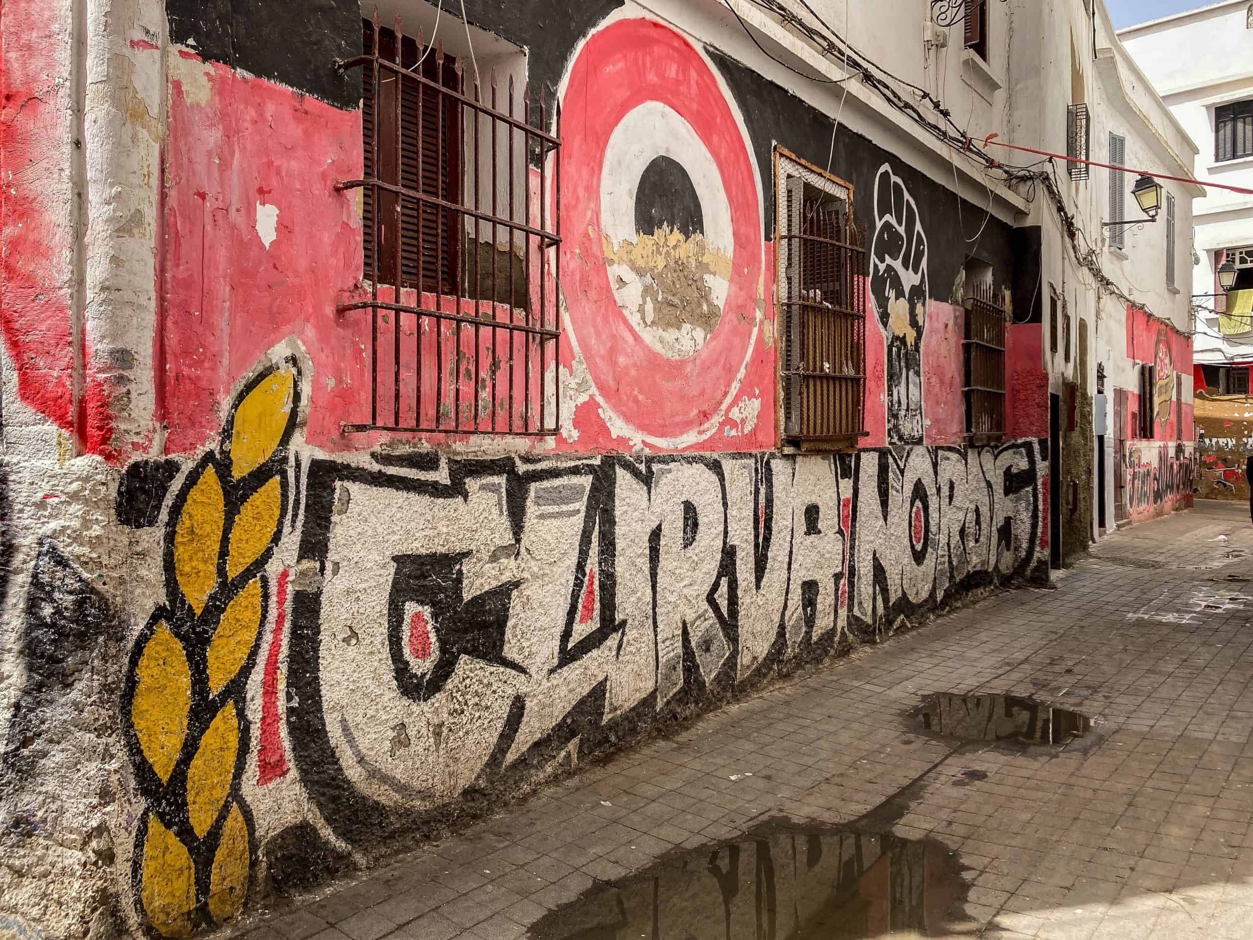 Met de Ultras Winners van Wydad op een graffiti-tocht door Casablanca
