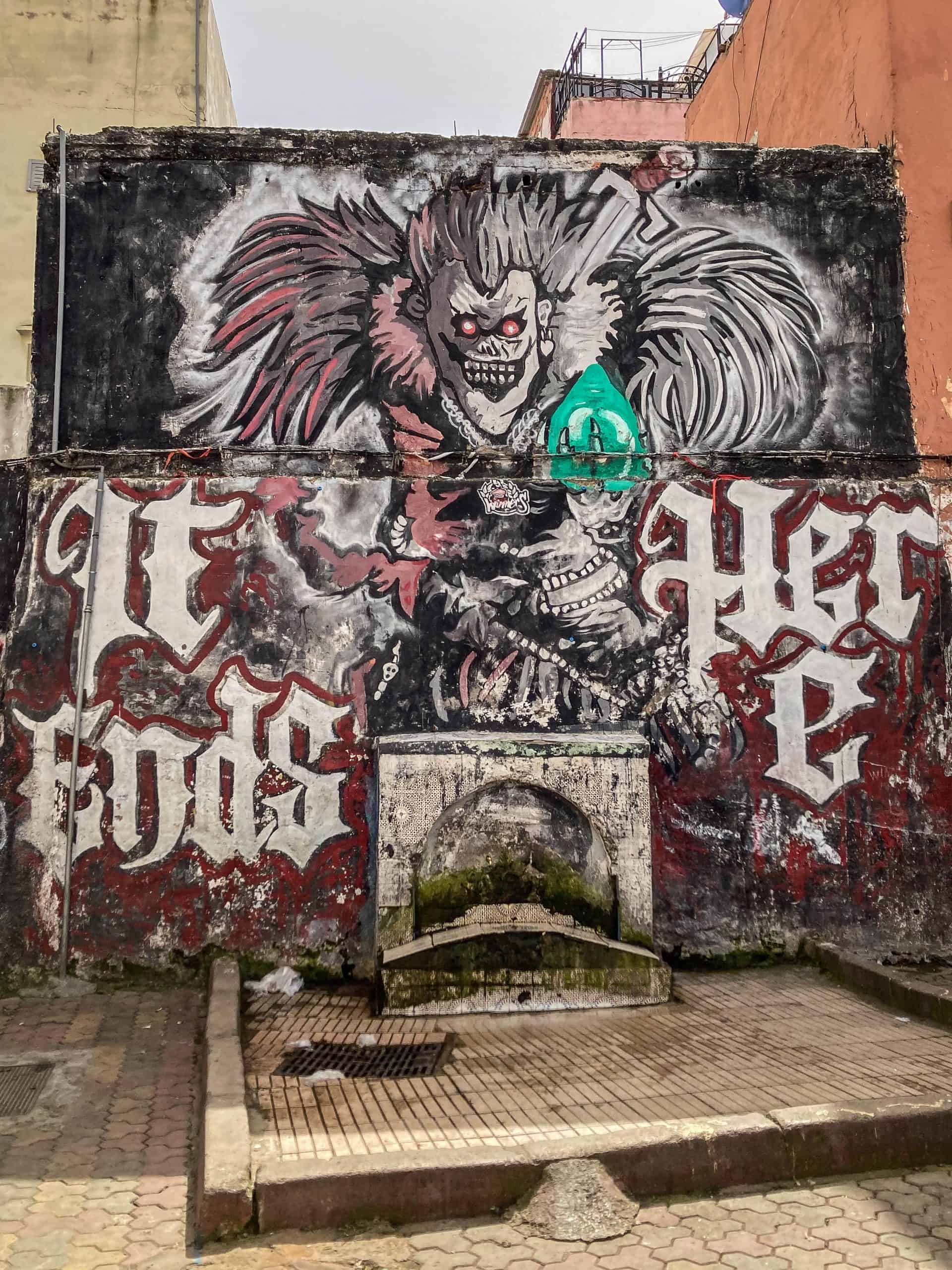 Met de Ultras Winners van Wydad op een graffiti-tocht door Casablanca