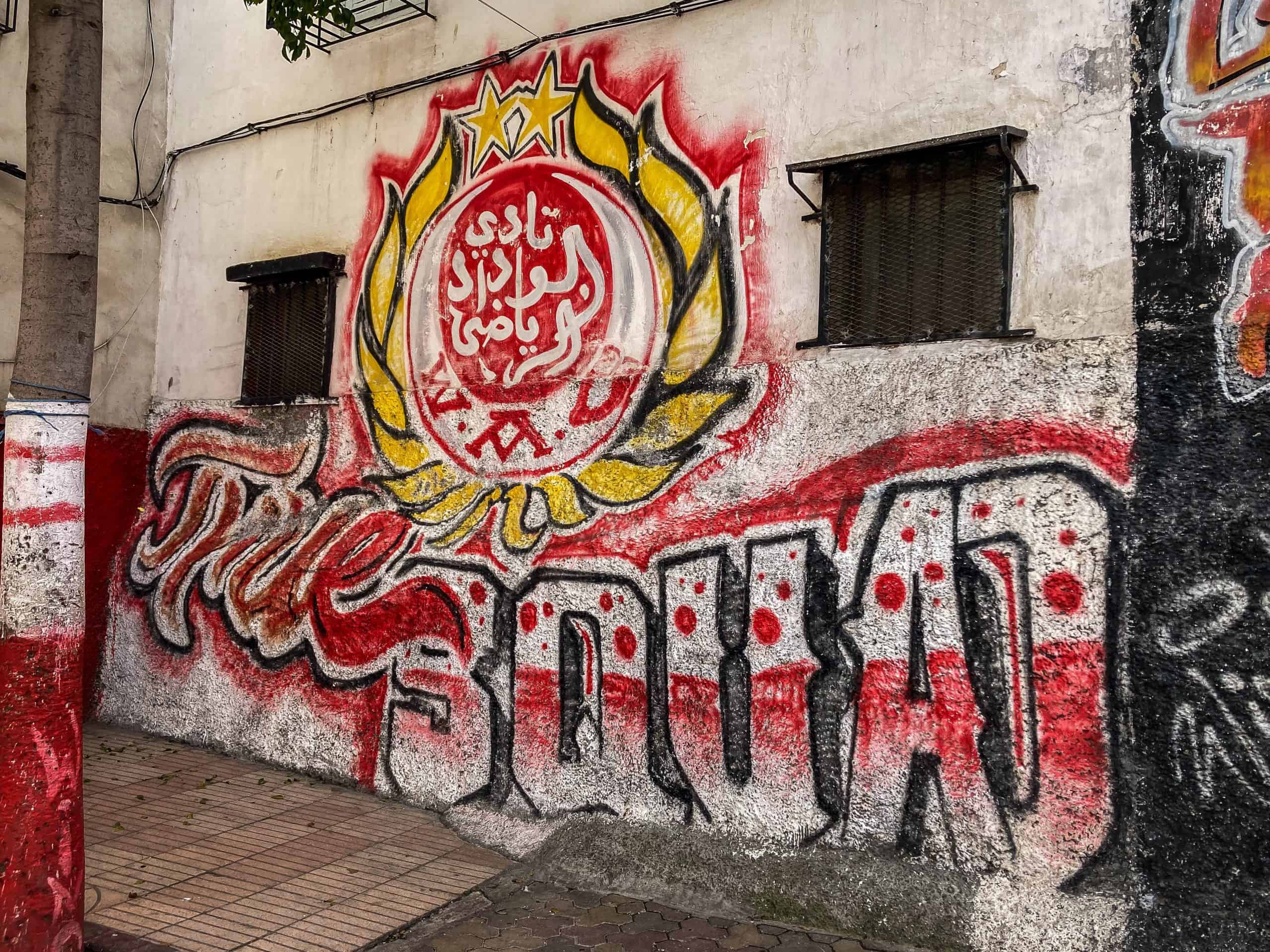 Met de Ultras Winners van Wydad op een graffiti-tocht door Casablanca