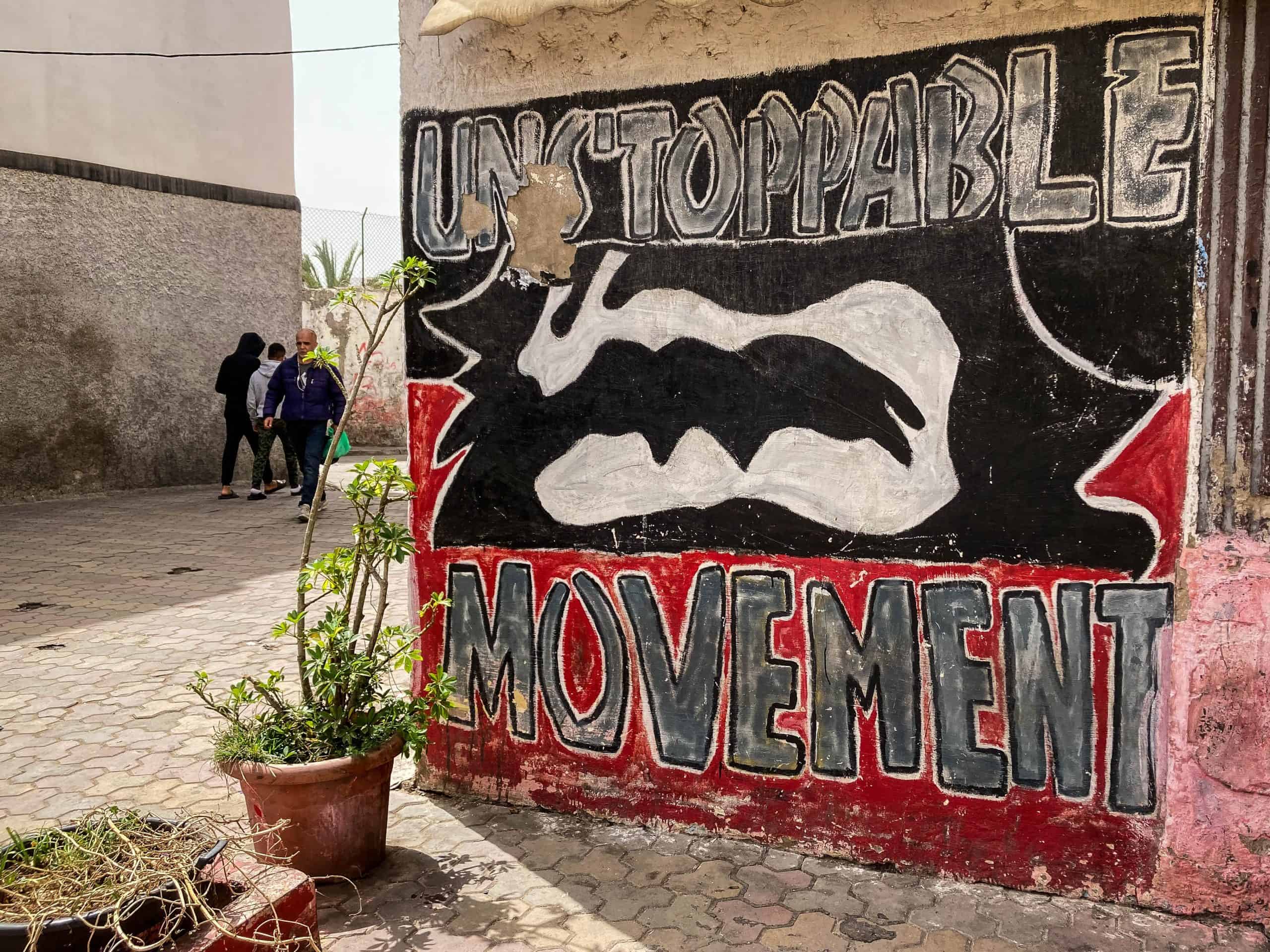 Met de Ultras Winners van Wydad op een graffiti-tocht door Casablanca