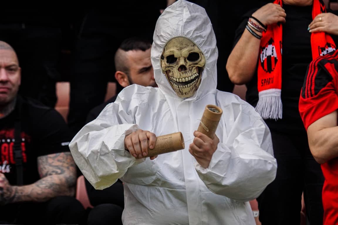 Bekerfinale Spartak Trnava vs Slovan Bratislava: verlenging, pyros en epische tifos