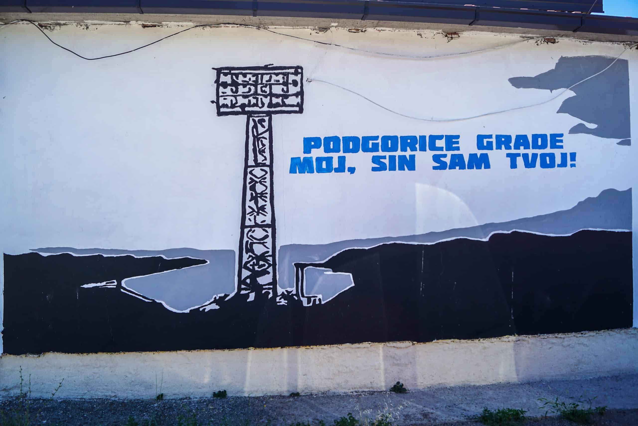 De onverwachtse graffiticultuur in het Montenegrijnse Podgorica