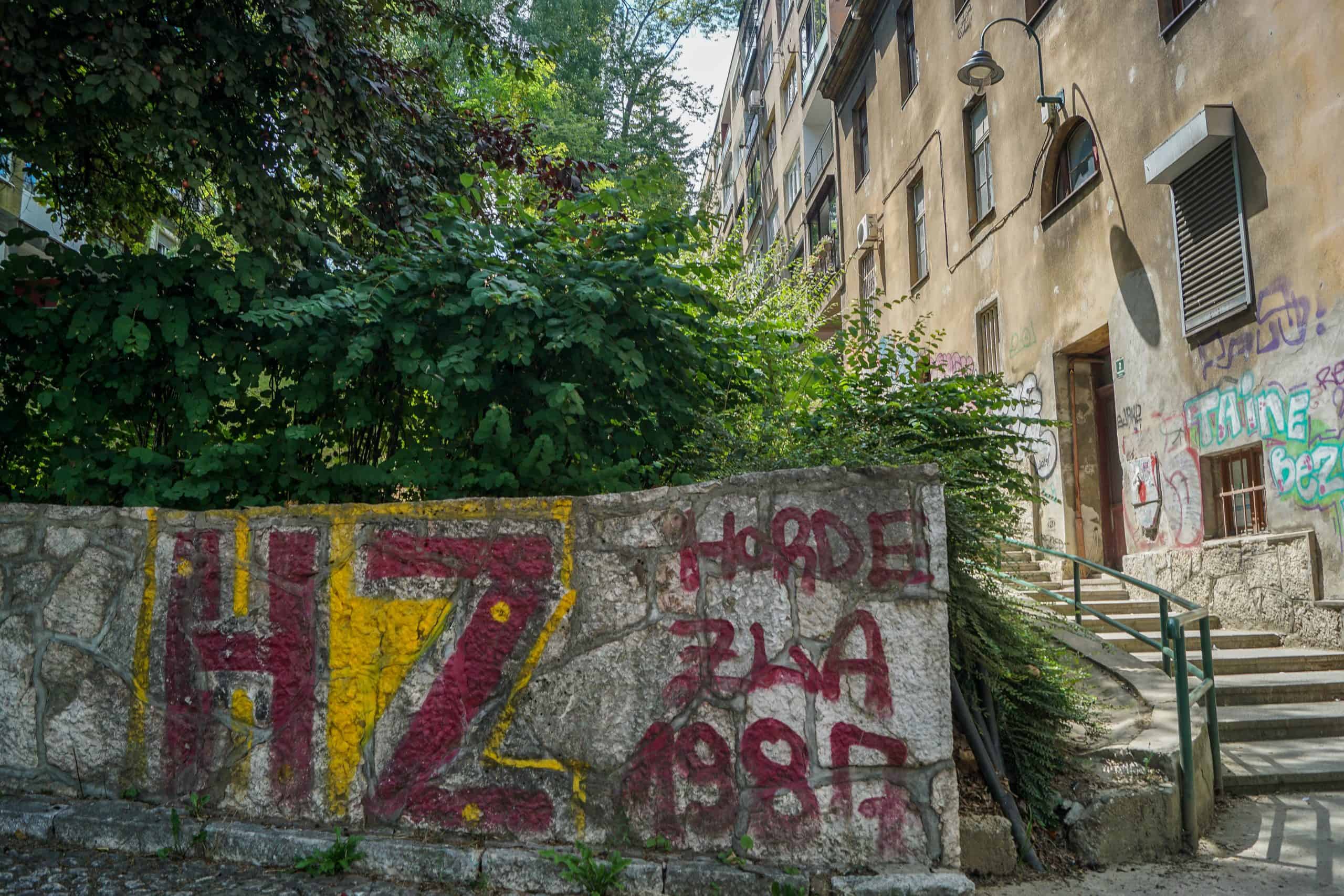 Op graffiti-tocht in het Bosnische Sarajevo