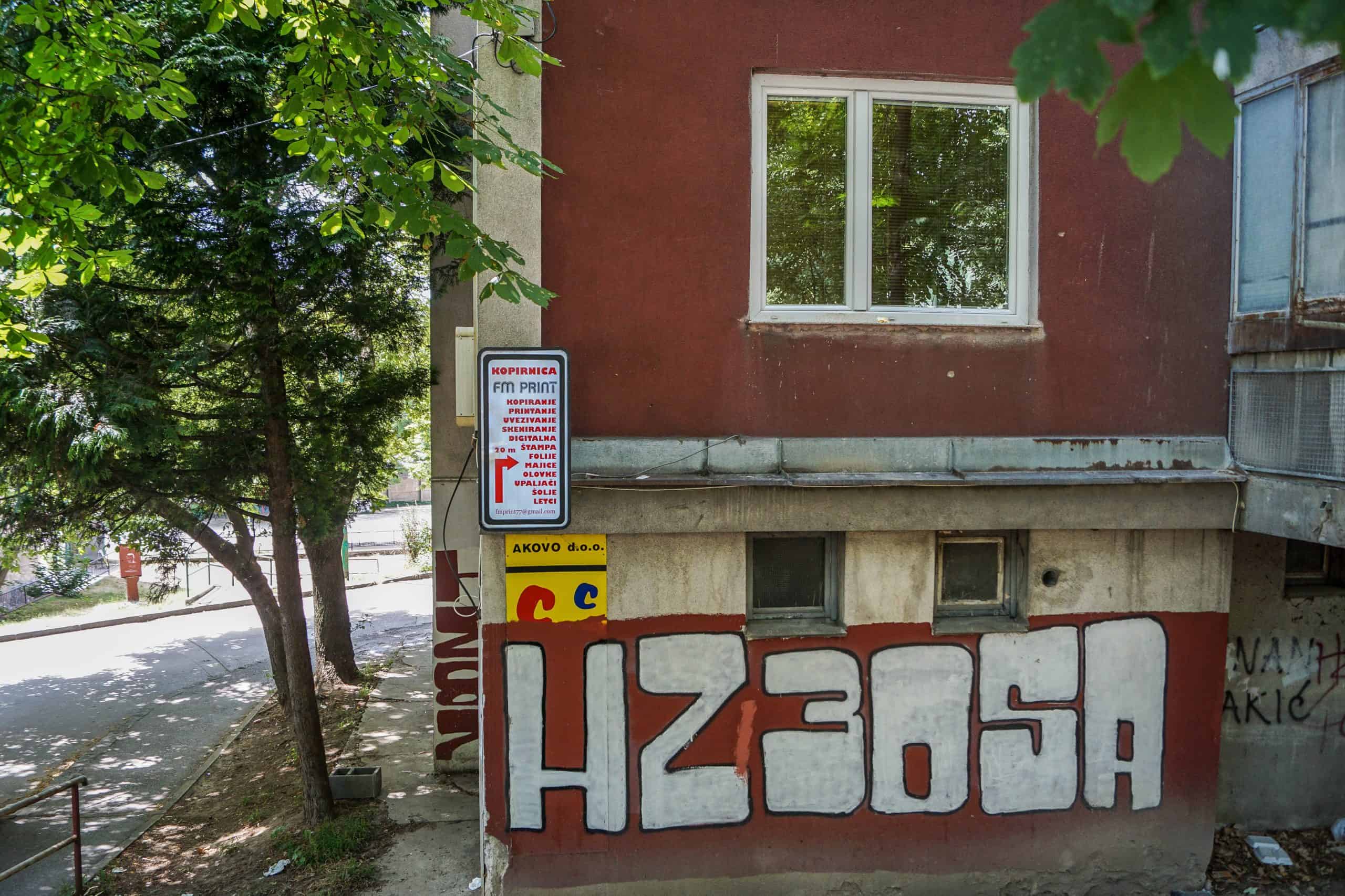 Op graffiti-tocht in het Bosnische Sarajevo