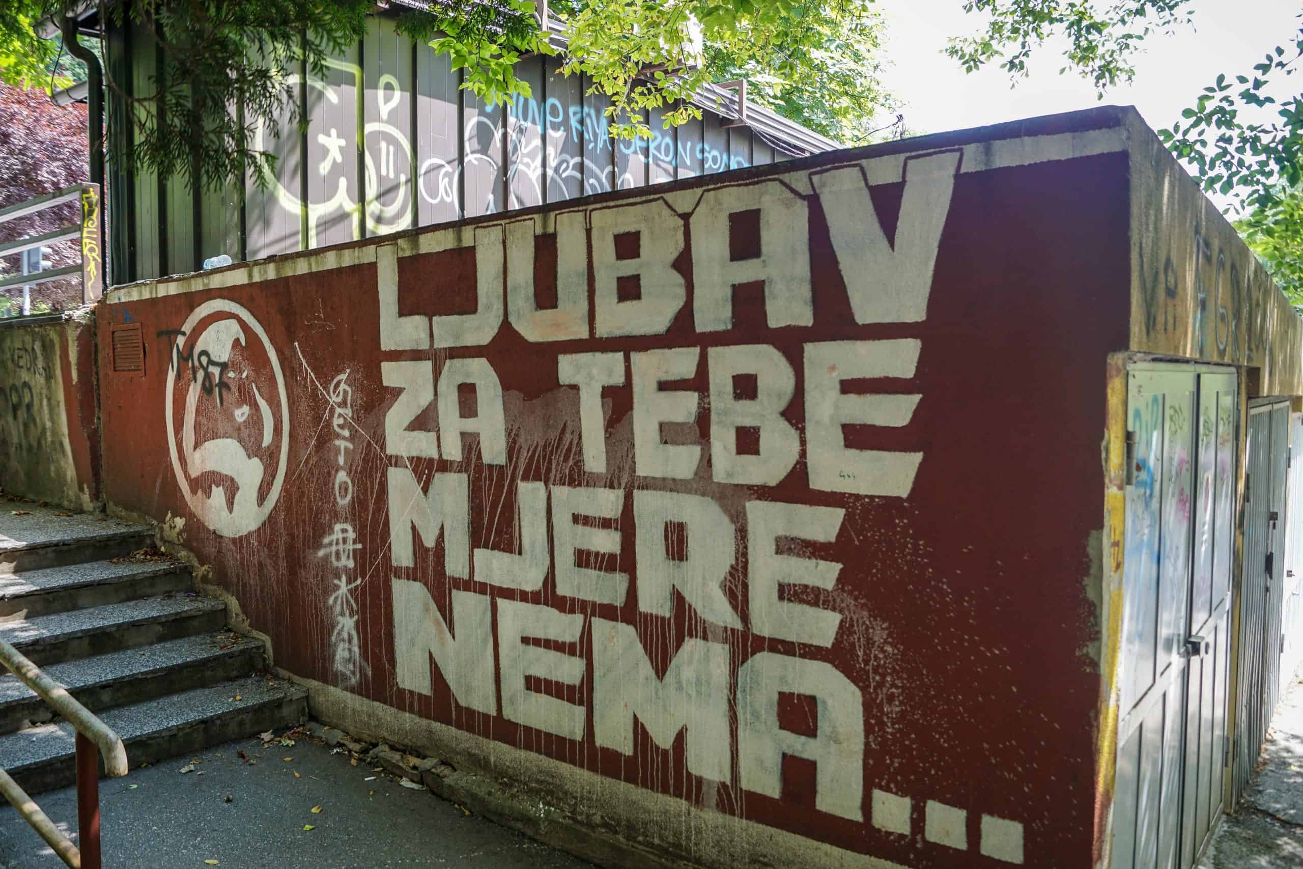 Op graffiti-tocht in het Bosnische Sarajevo
