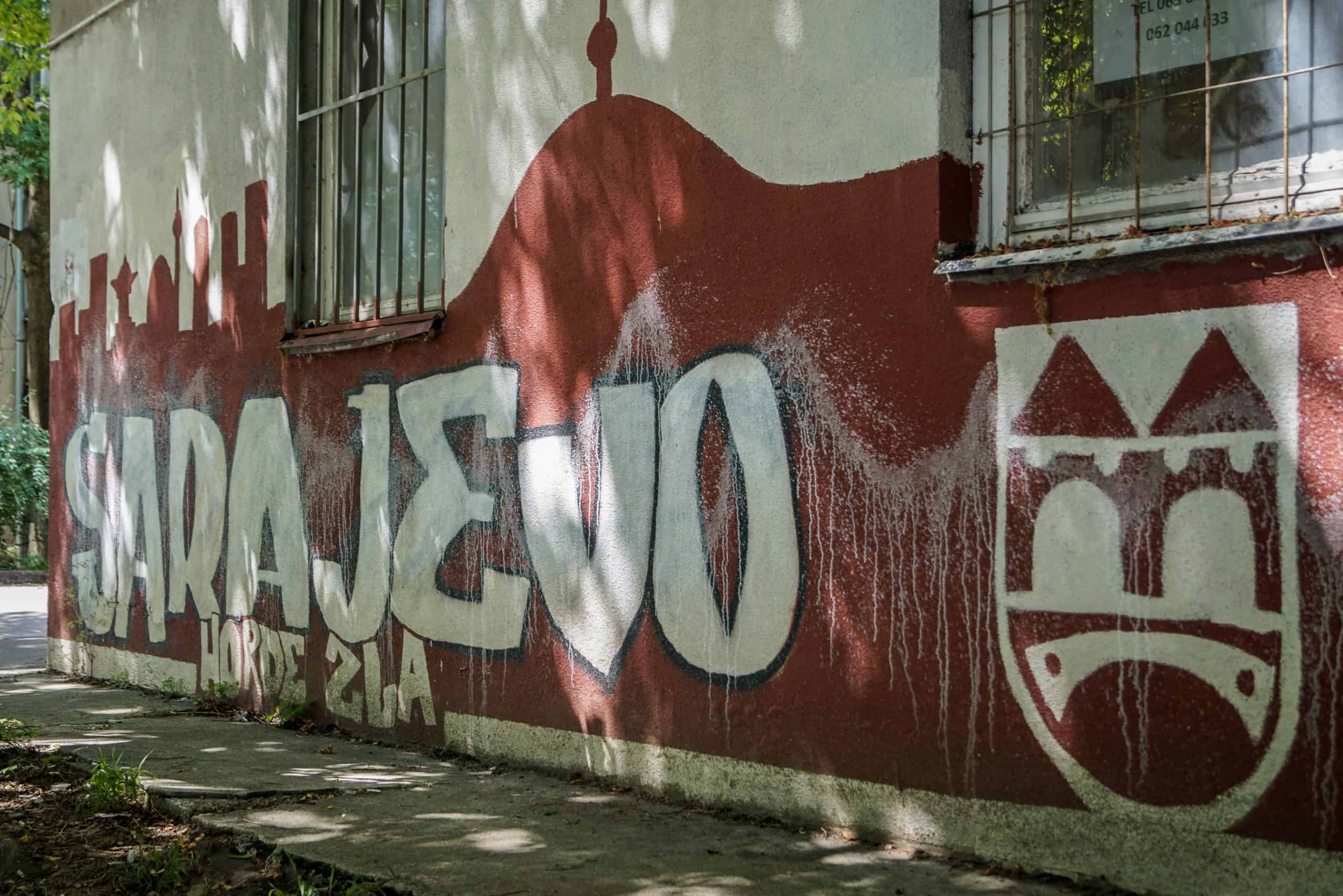 Op graffiti-tocht in het Bosnische Sarajevo