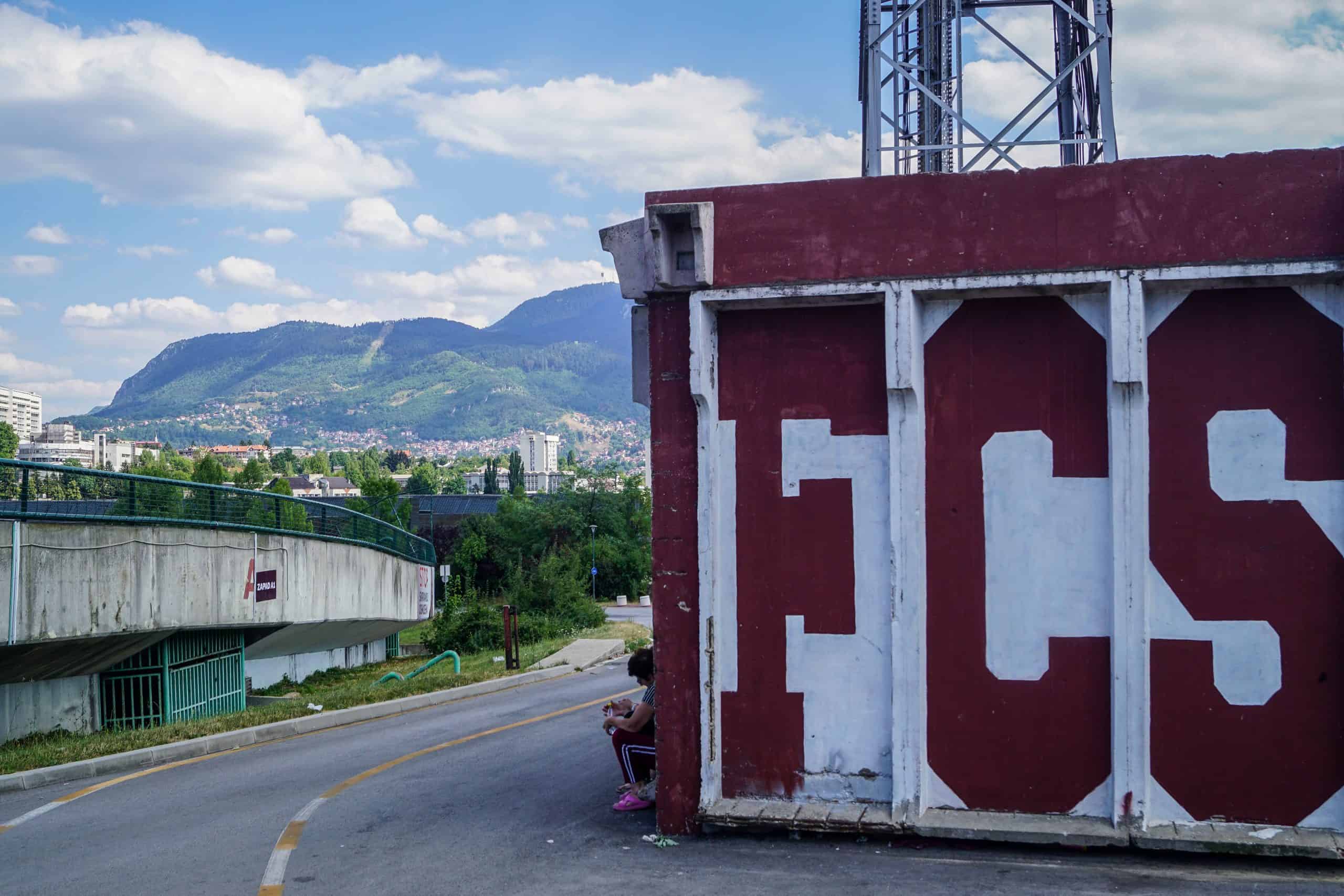 Op graffiti-tocht in het Bosnische Sarajevo