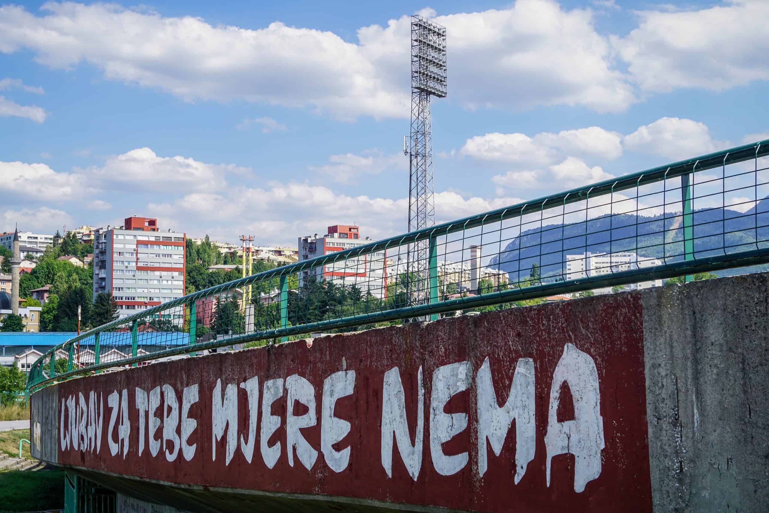 Op graffiti-tocht in het Bosnische Sarajevo