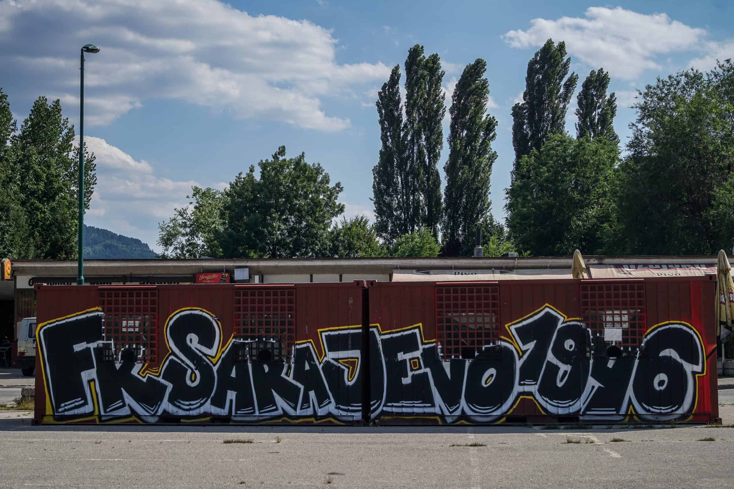 Op graffiti-tocht in het Bosnische Sarajevo