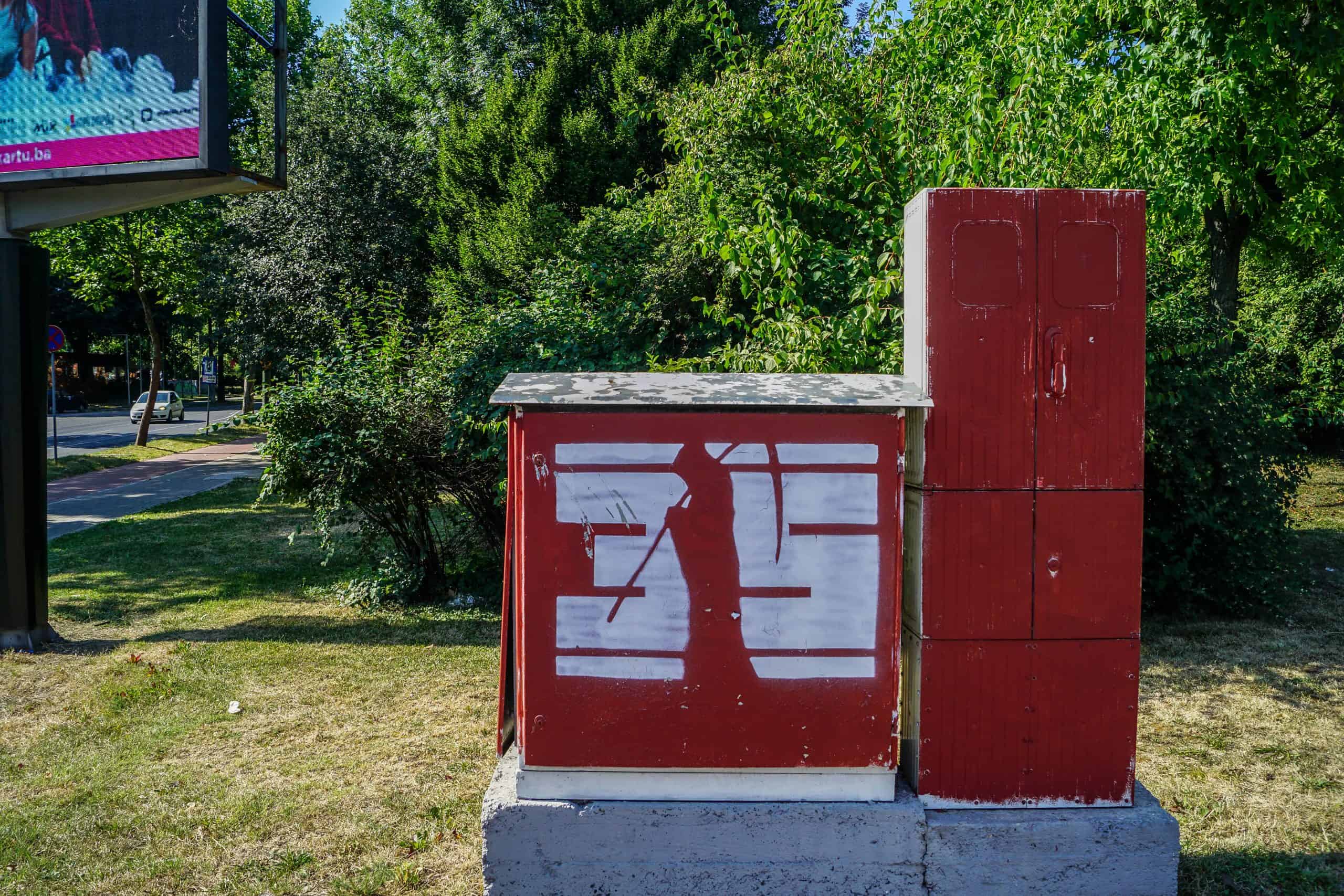 Op graffiti-tocht in het Bosnische Sarajevo