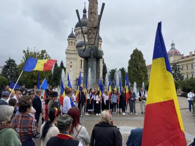Roemeens nationalisme voor de Metropolitane Kathedraal