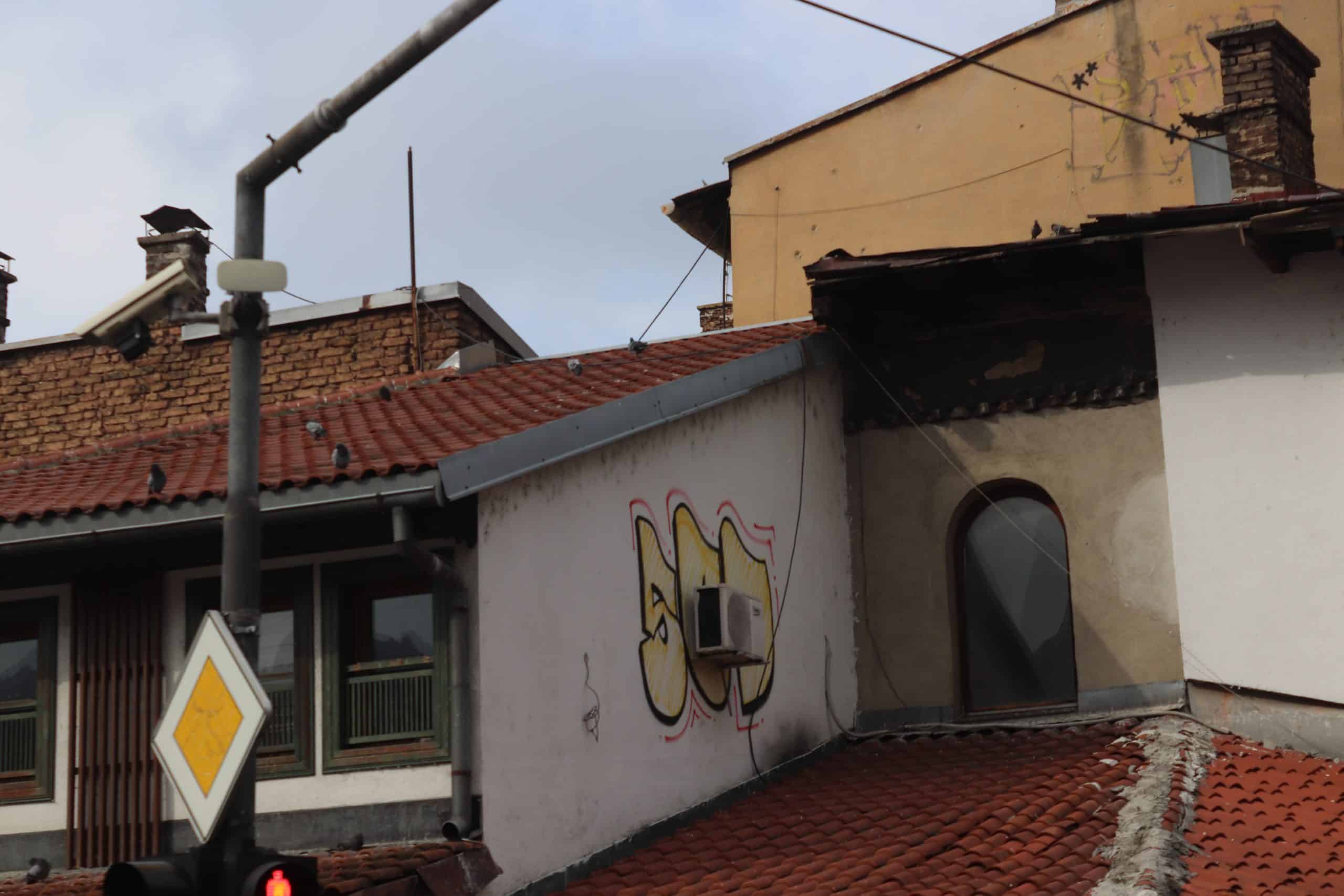 Op graffiti-tocht in het Bosnische Sarajevo