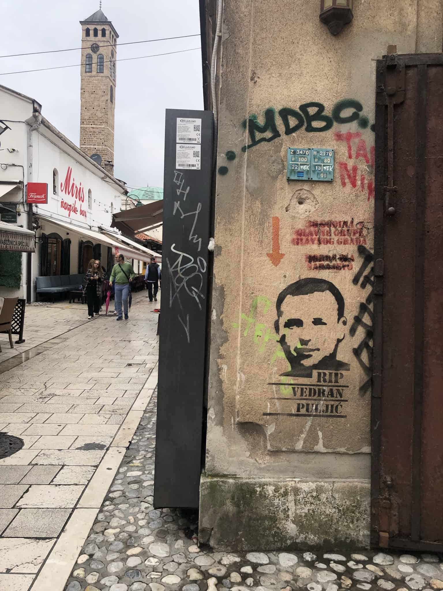 Op graffiti-tocht in het Bosnische Sarajevo