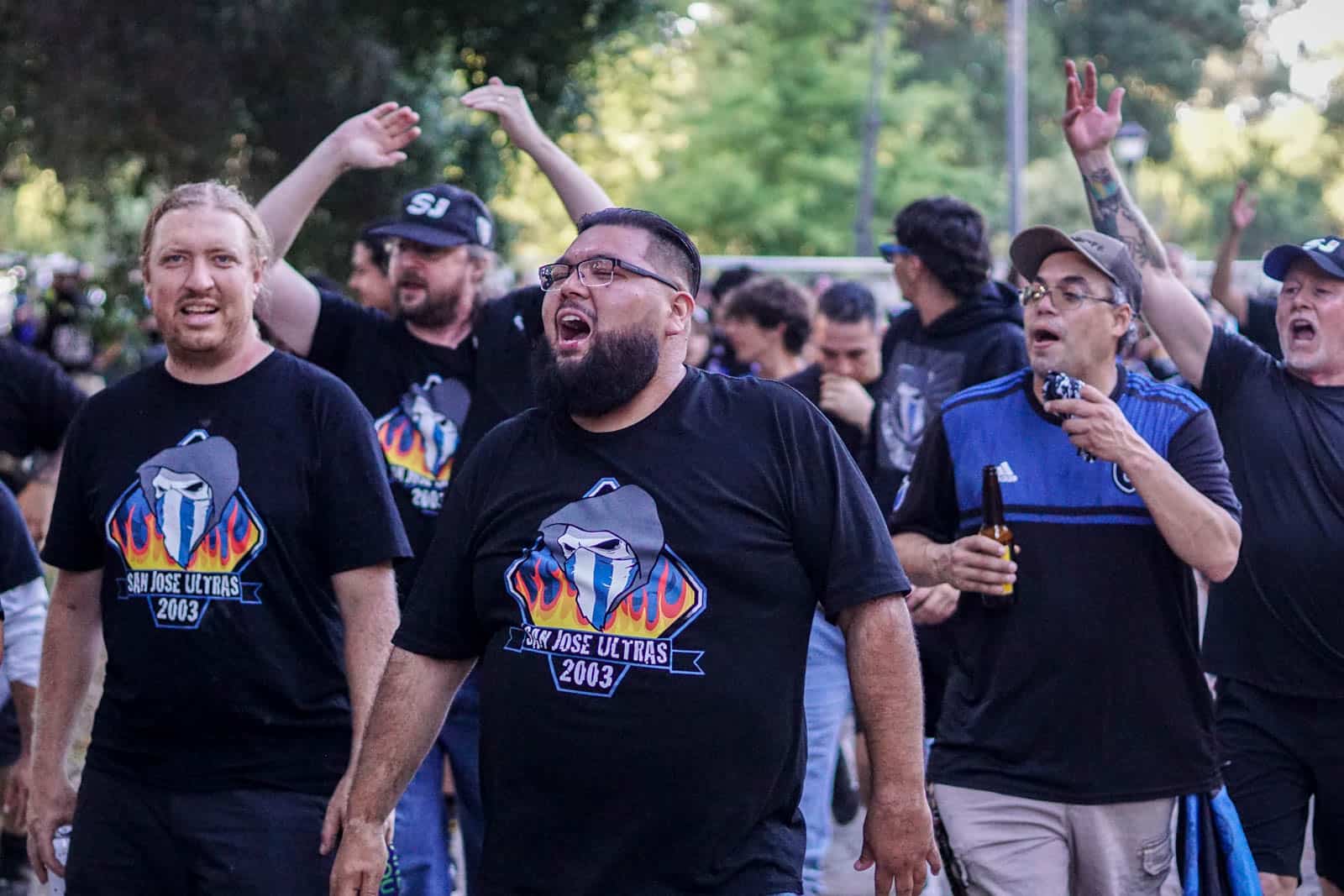 Op pad met de San Jose Ultras tijdens derbyday tegen LA Galaxy