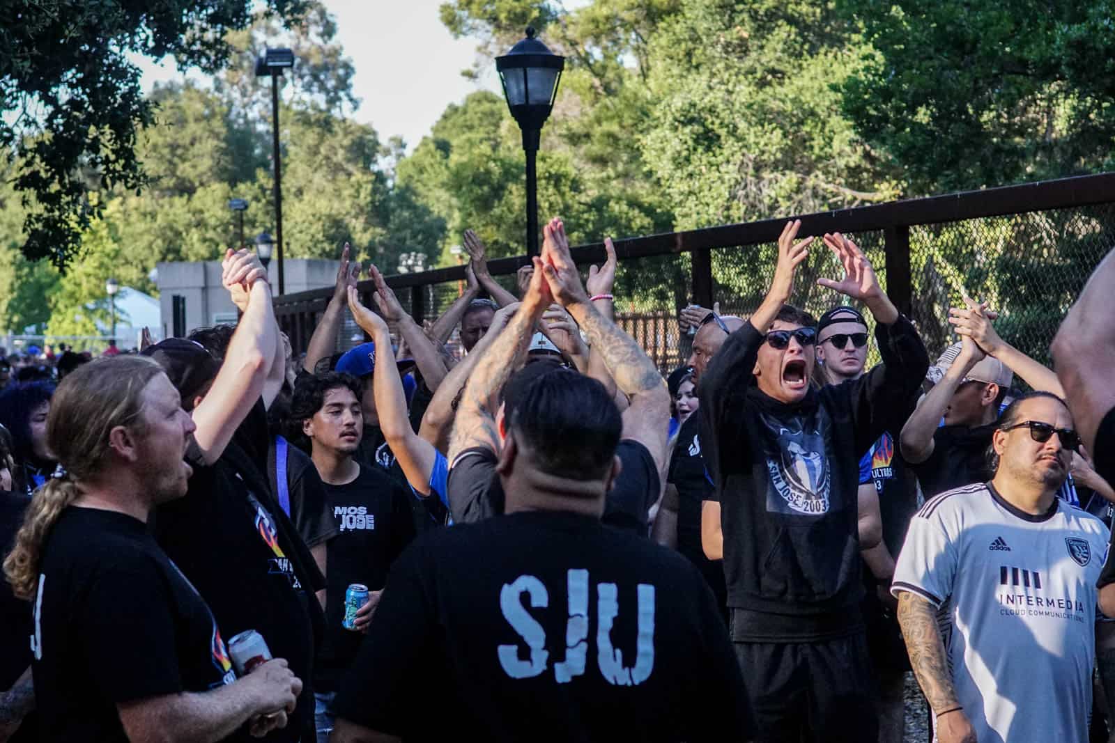 Op pad met de San Jose Ultras tijdens derbyday tegen LA Galaxy