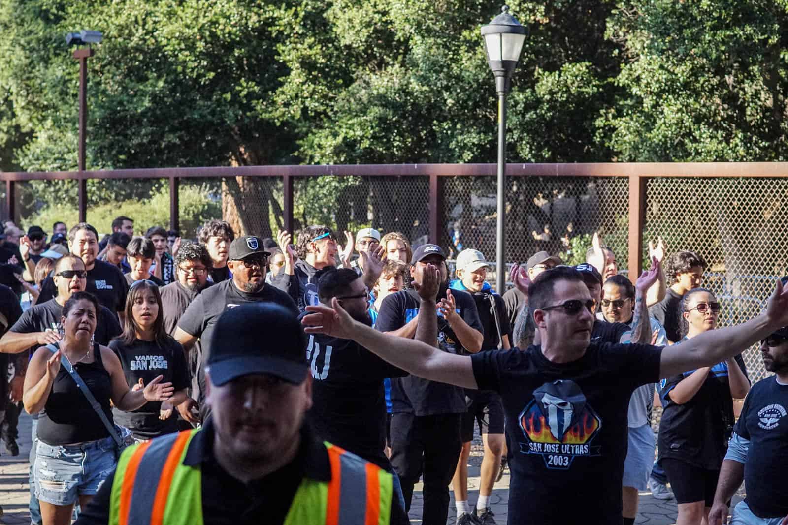 Op pad met de San Jose Ultras tijdens derbyday tegen LA Galaxy
