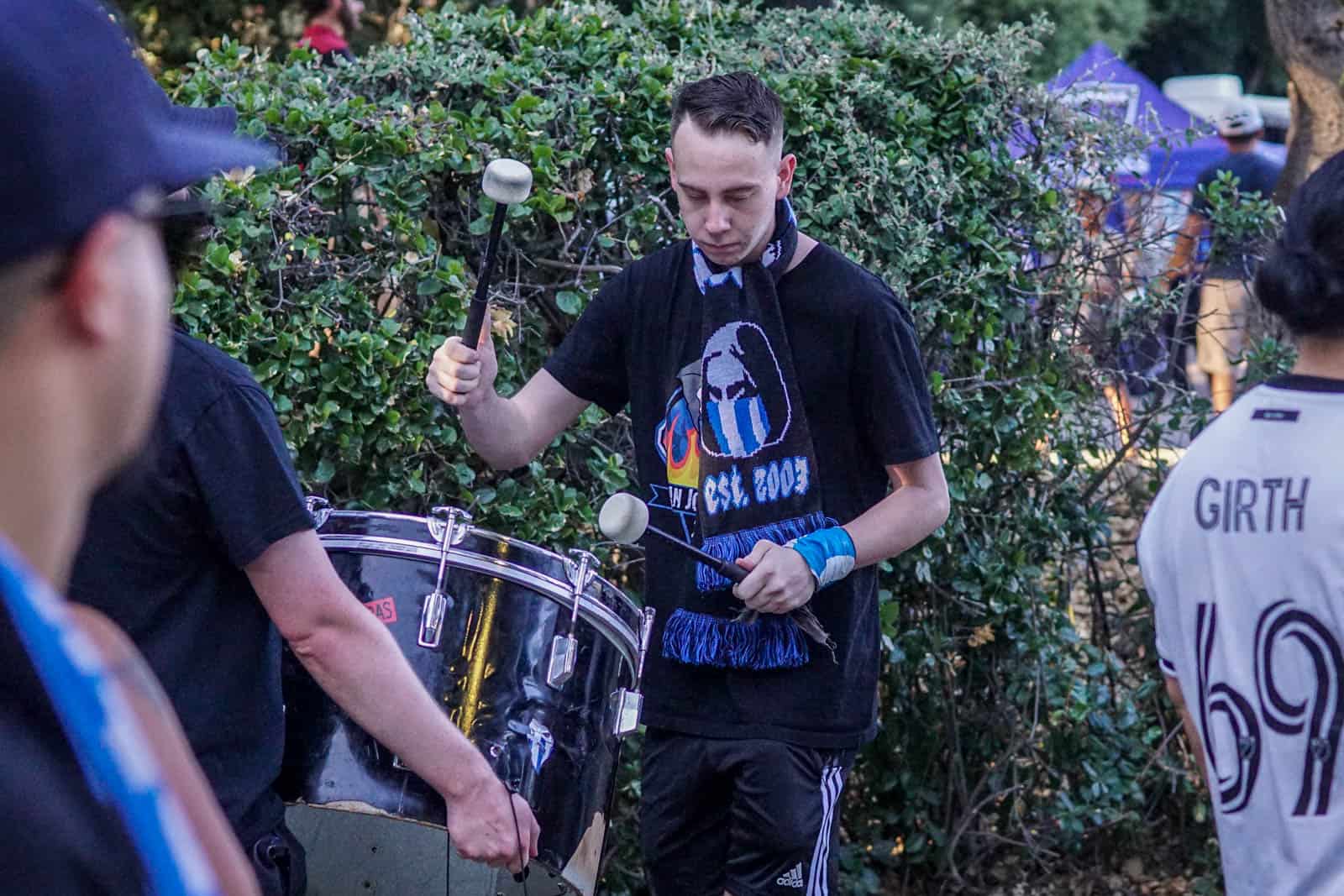 Op pad met de San Jose Ultras tijdens derbyday tegen LA Galaxy