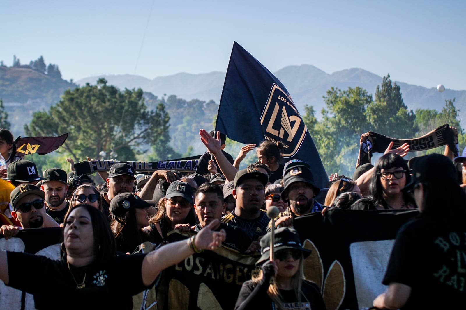Spektakel bij de derby van LA; Amerikaanse ultras in topvorm