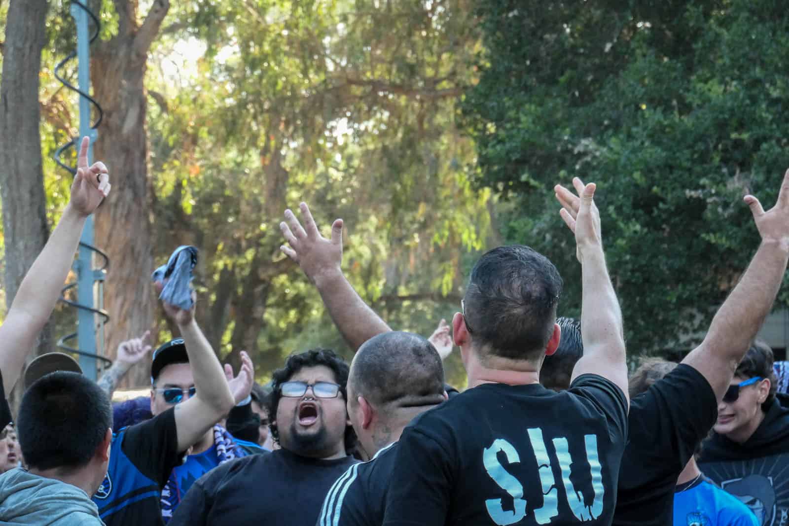 Op pad met de San Jose Ultras tijdens derbyday tegen LA Galaxy