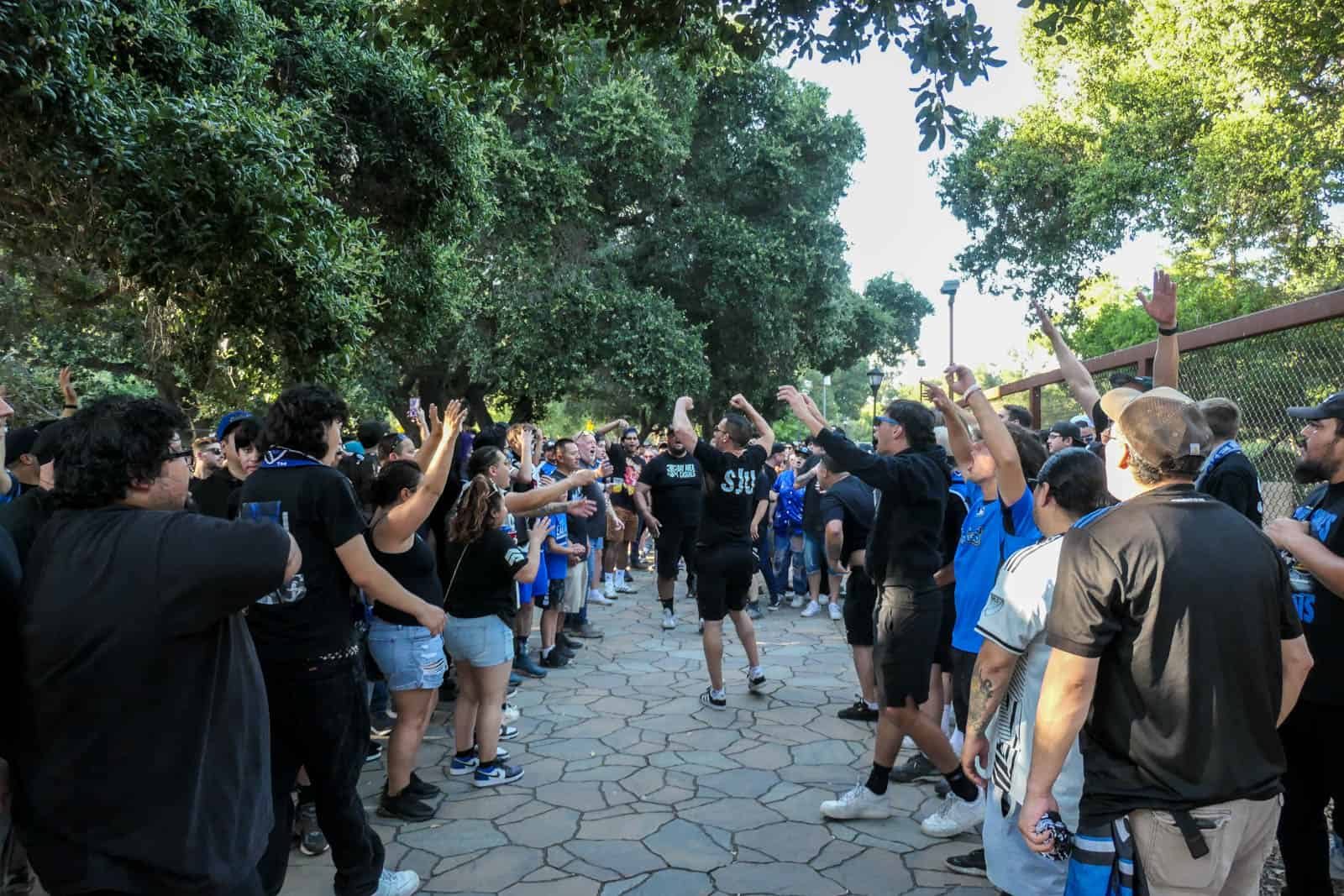 Op pad met de San Jose Ultras tijdens derbyday tegen LA Galaxy