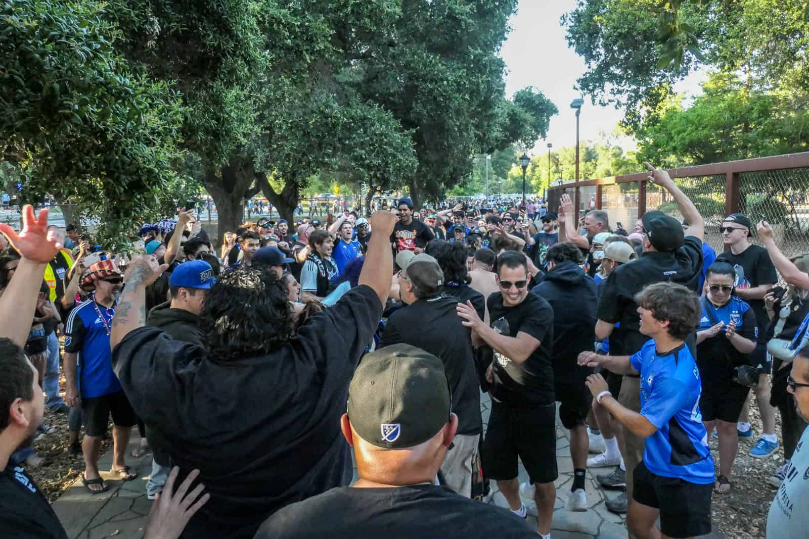 Op pad met de San Jose Ultras tijdens derbyday tegen LA Galaxy