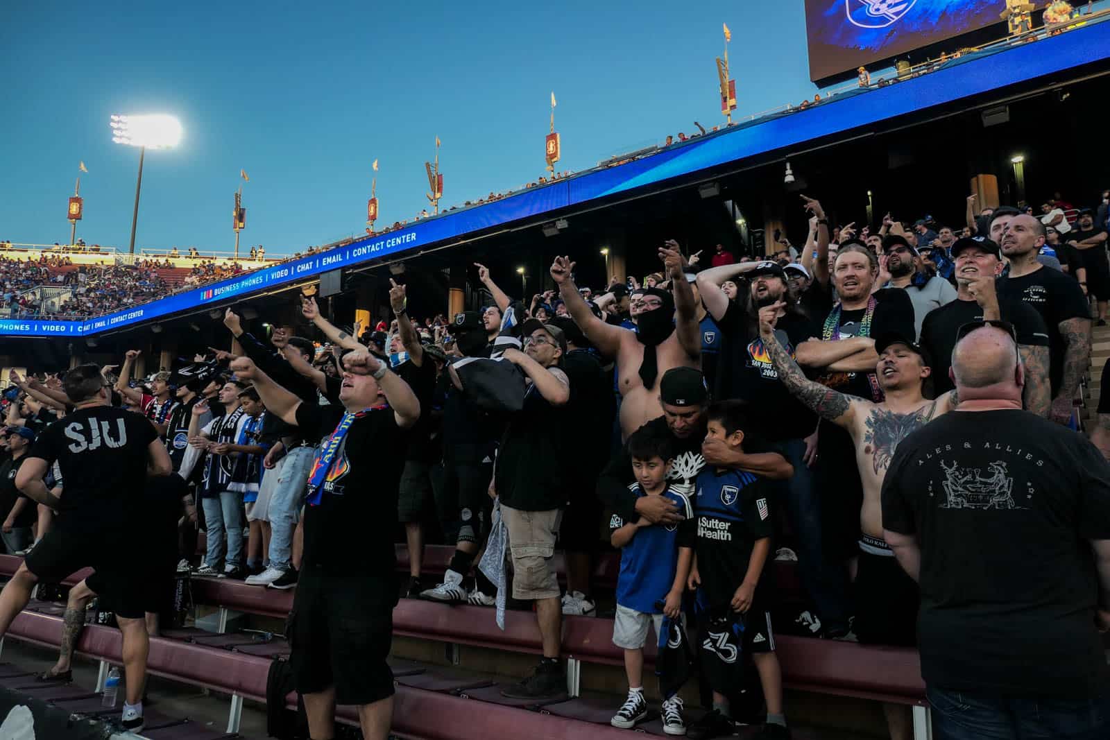 Op pad met de San Jose Ultras tijdens derbyday tegen LA Galaxy