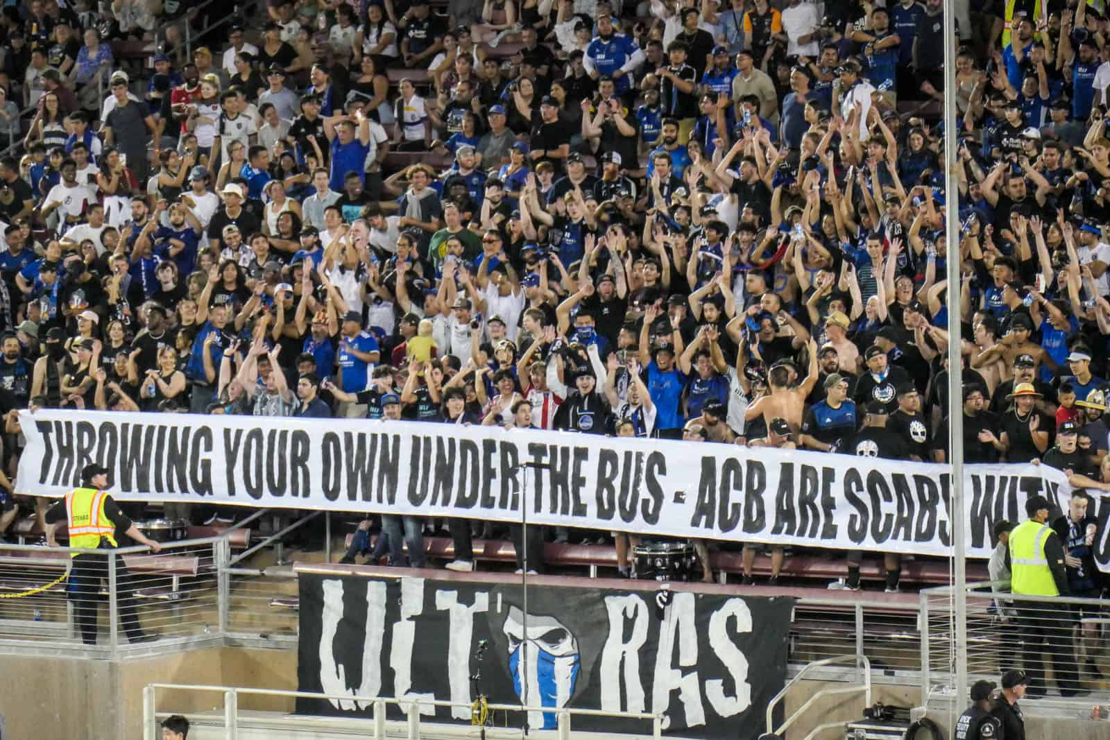 Op pad met de San Jose Ultras tijdens derbyday tegen LA Galaxy